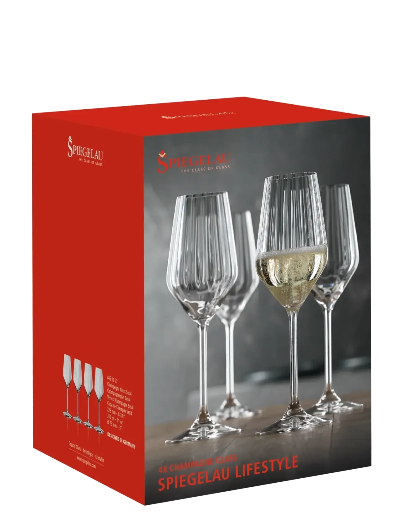 Spiegelau - LifeStyle Champagne 31cl 4-pack - sektgläser - clear glass - 2
