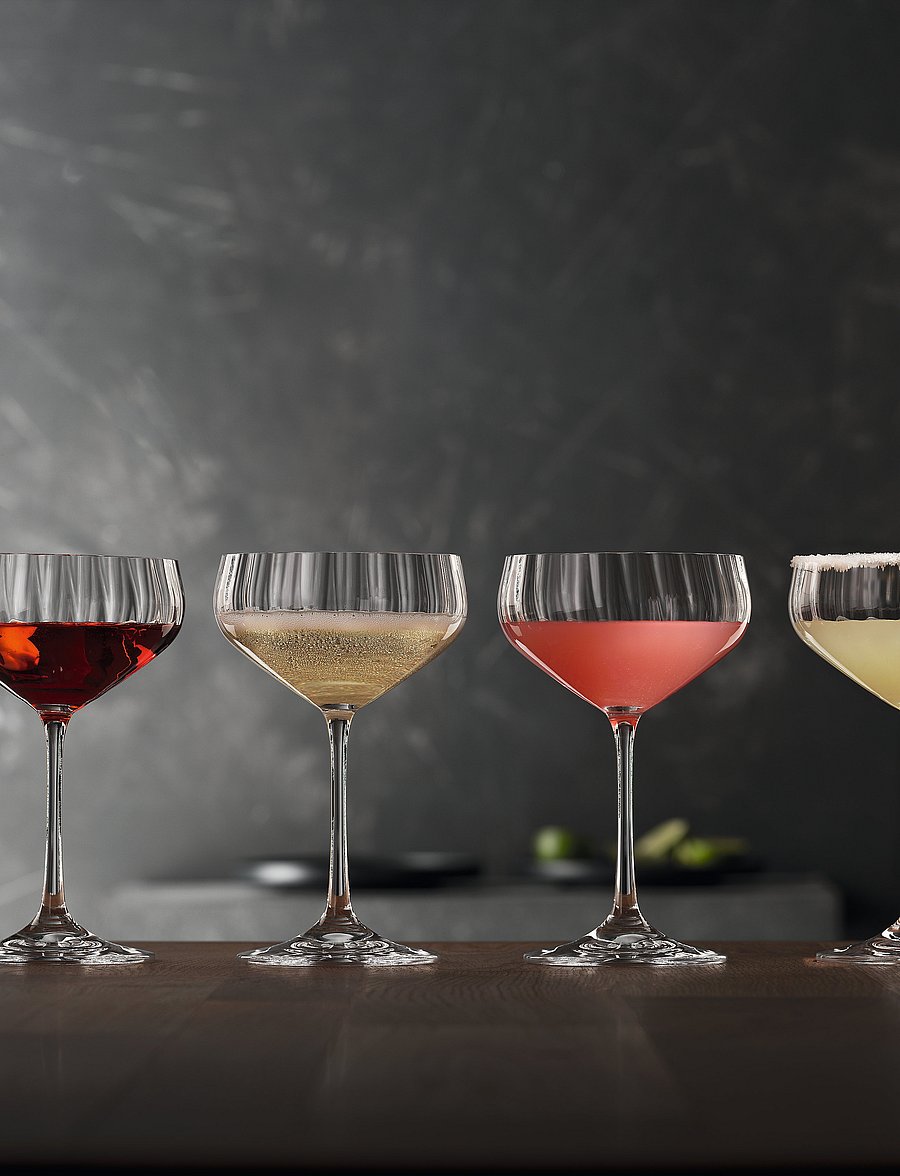 Spiegelau - LifeStyle Coupette 30 cl 4-pack - kokteili- ja martiiniklaasid - clear glass - 0