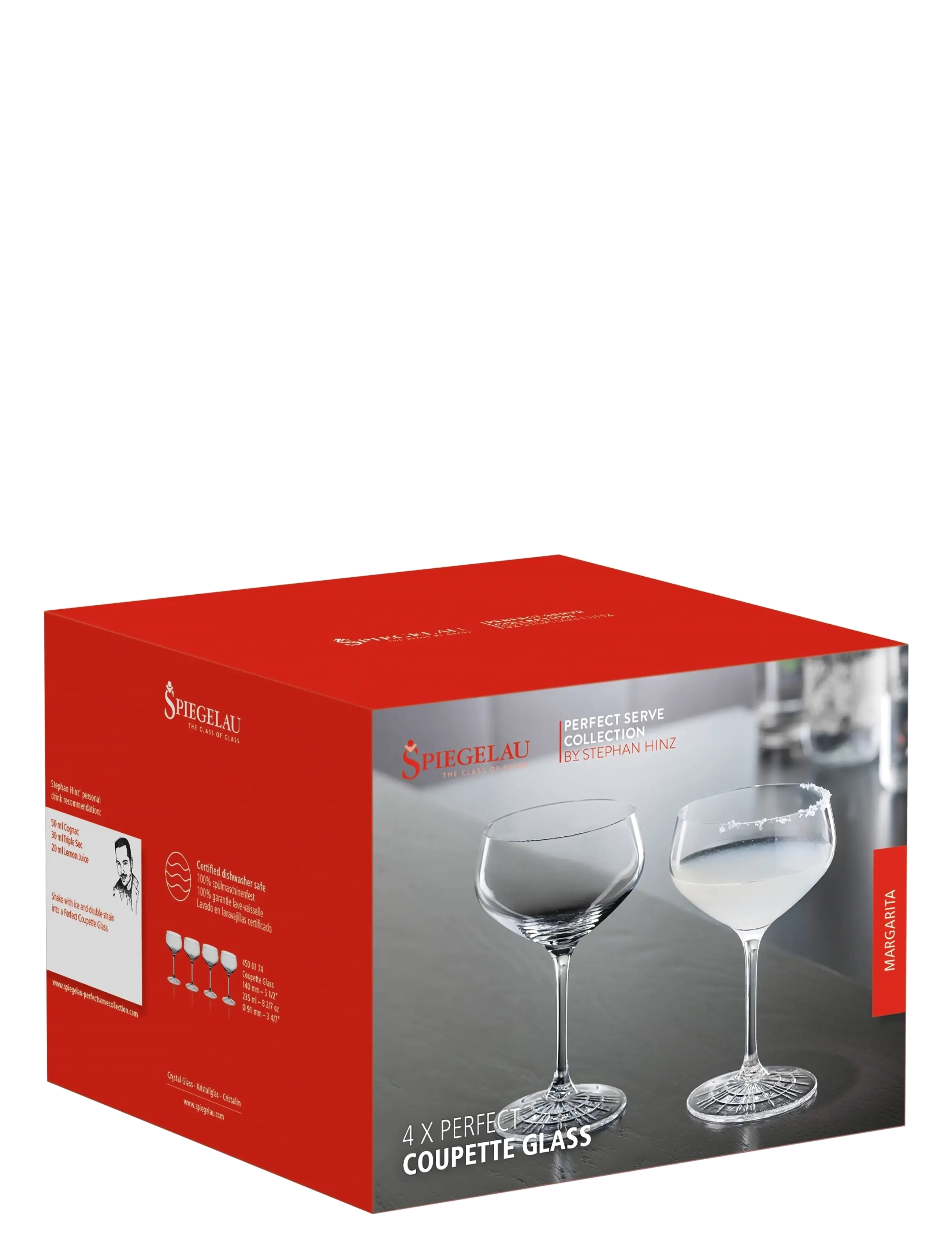 Spiegelau - Perfect Serve Coll. Coupette 24 cl 4-p - martiniglas & cocktailglas - clear glass - 2