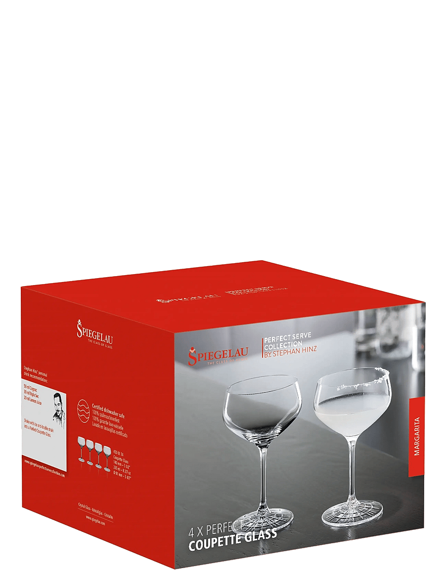 Spiegelau - Perfect Serve Coll. Coupette 24 cl 4-pack - kokteili- ja martiiniklaasid - clear glass - 2