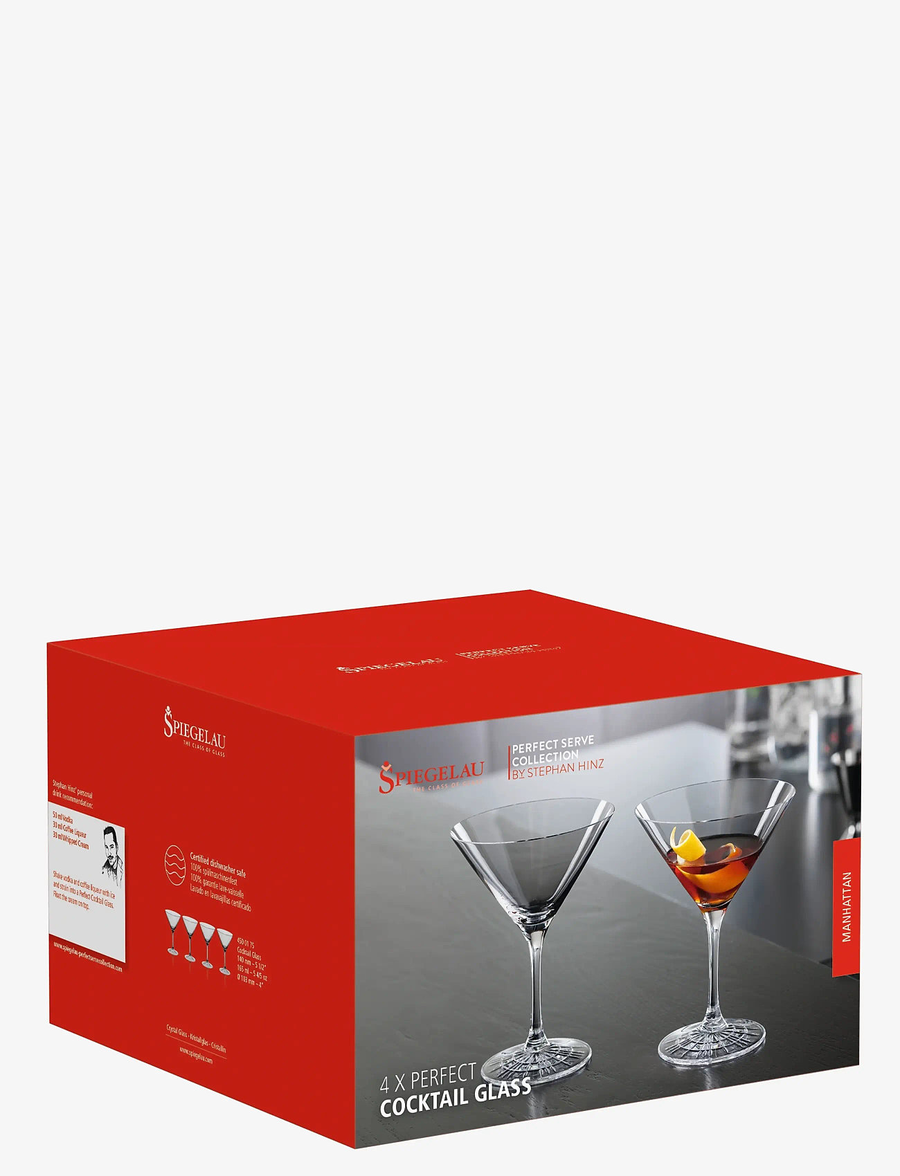 Spiegelau - Perfect Serve Coll. Cocktailglas 17 cl 4-pack - kokteiļu un martini glāzes - clear glass - 2