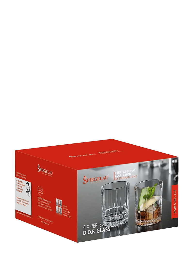 Spiegelau - Perfect Serve Coll. D.O.F. 37 cl 4-pack - viski- ja konjakiklaasid - clear glass - 2
