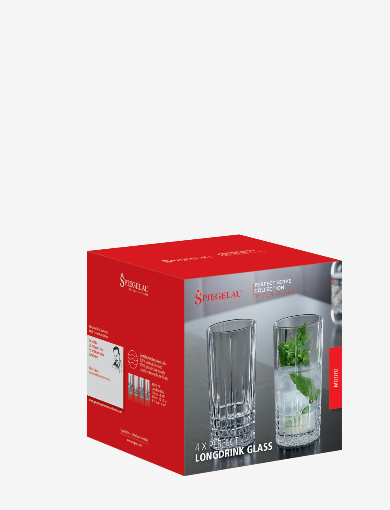Spiegelau - Perfect Serve Large Longdrink 35 cl 4-pack - cocktail & longdrinkgläser - clear glass - 1