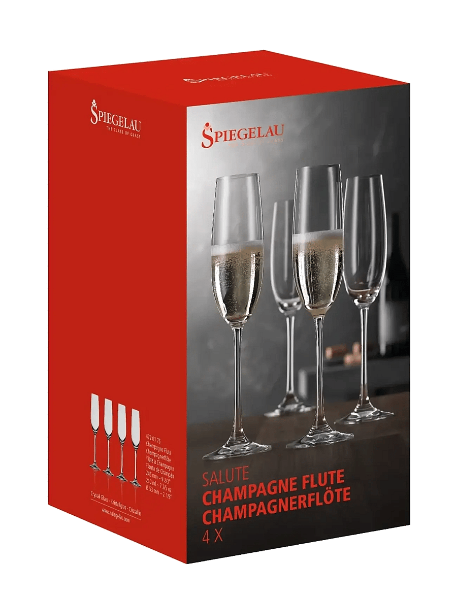 Spiegelau - Salute Champagne Glas 21 cl 4-pack - sektgläser - clear glass - 2