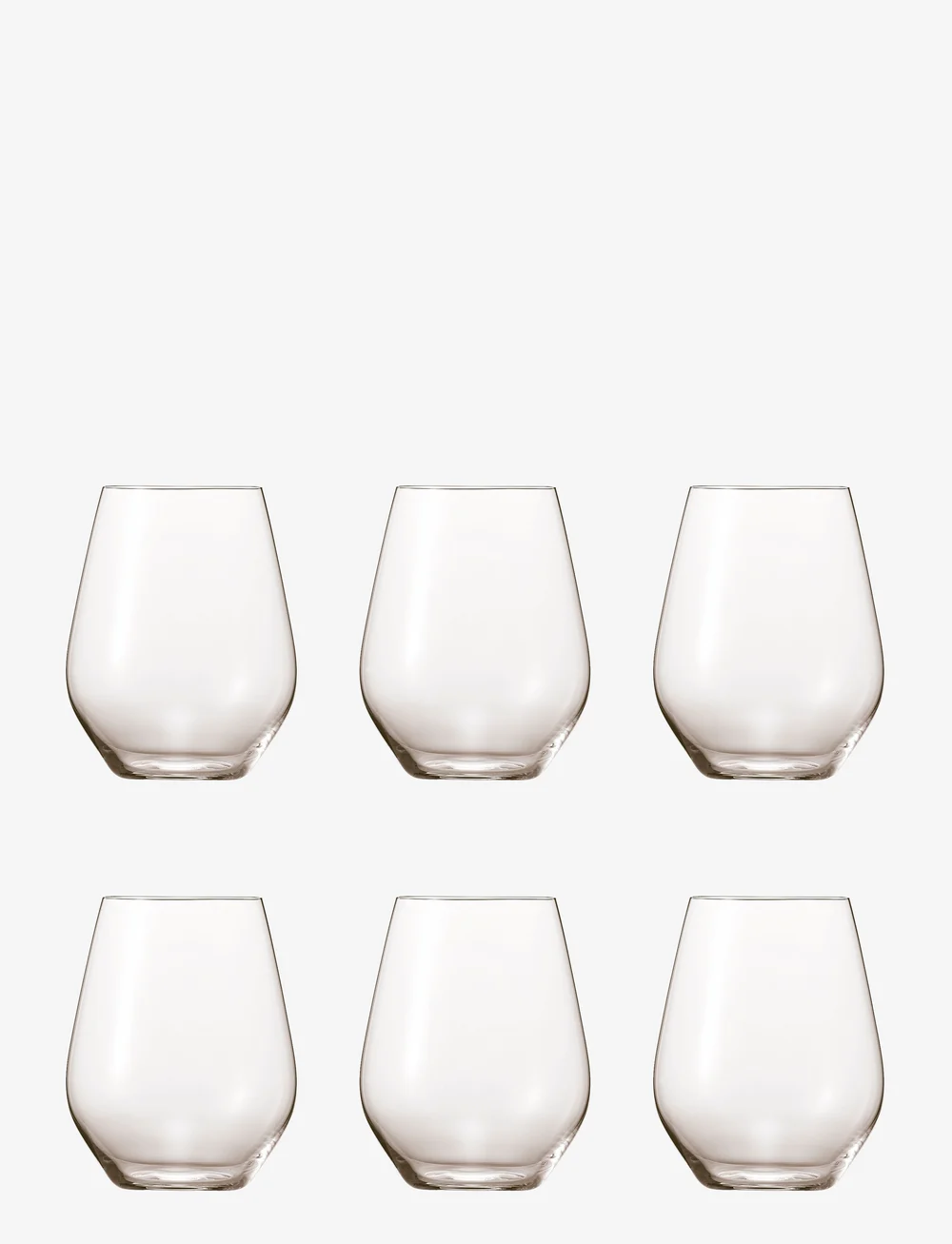 Spiegelau - Authentis Casual Red wine glass 46 cl 6-pack - rotweingläser - clear glass - 0