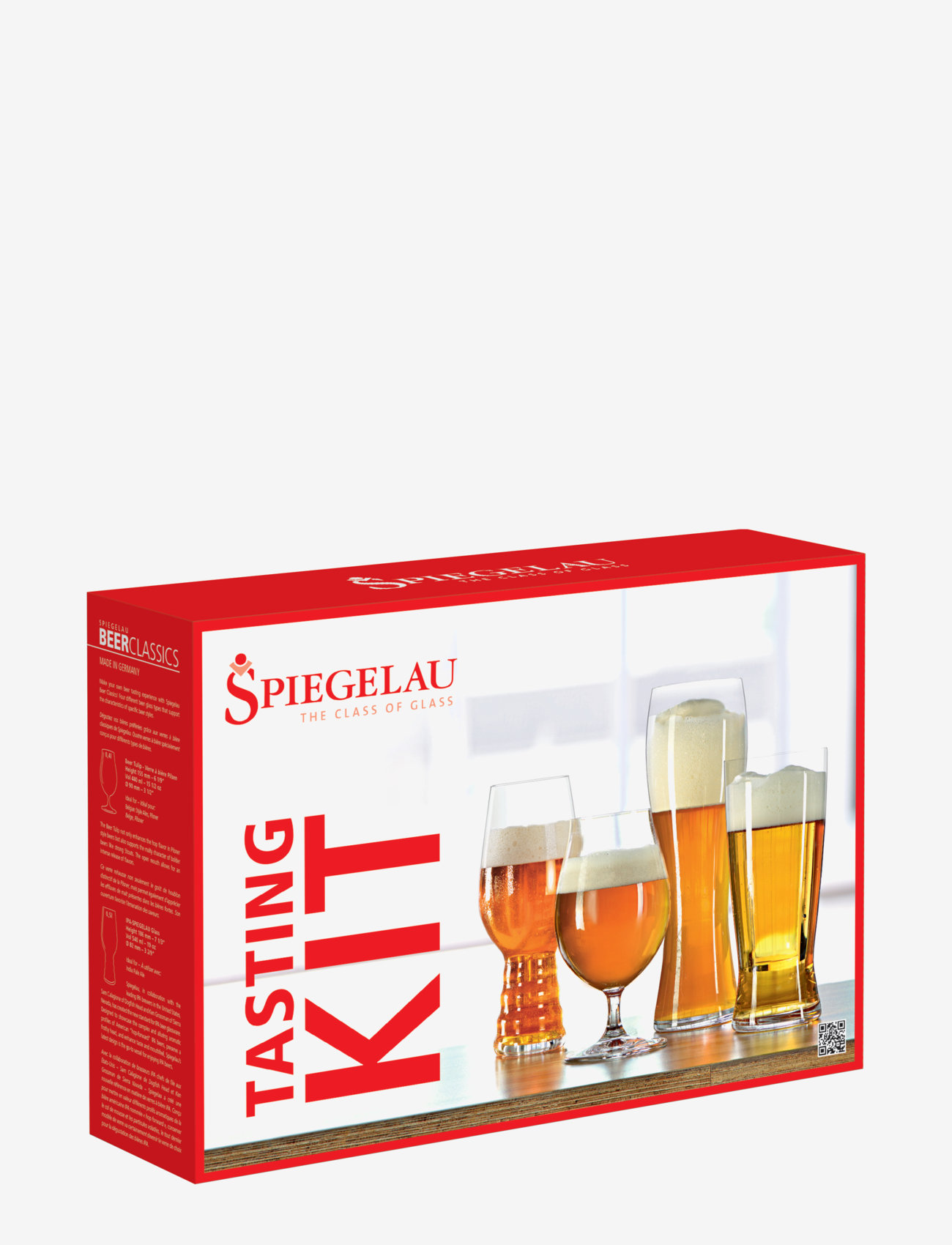 Spiegelau - Beer Classic Tasting kit 4-pack - alaus bokalai - clear glass - 0
