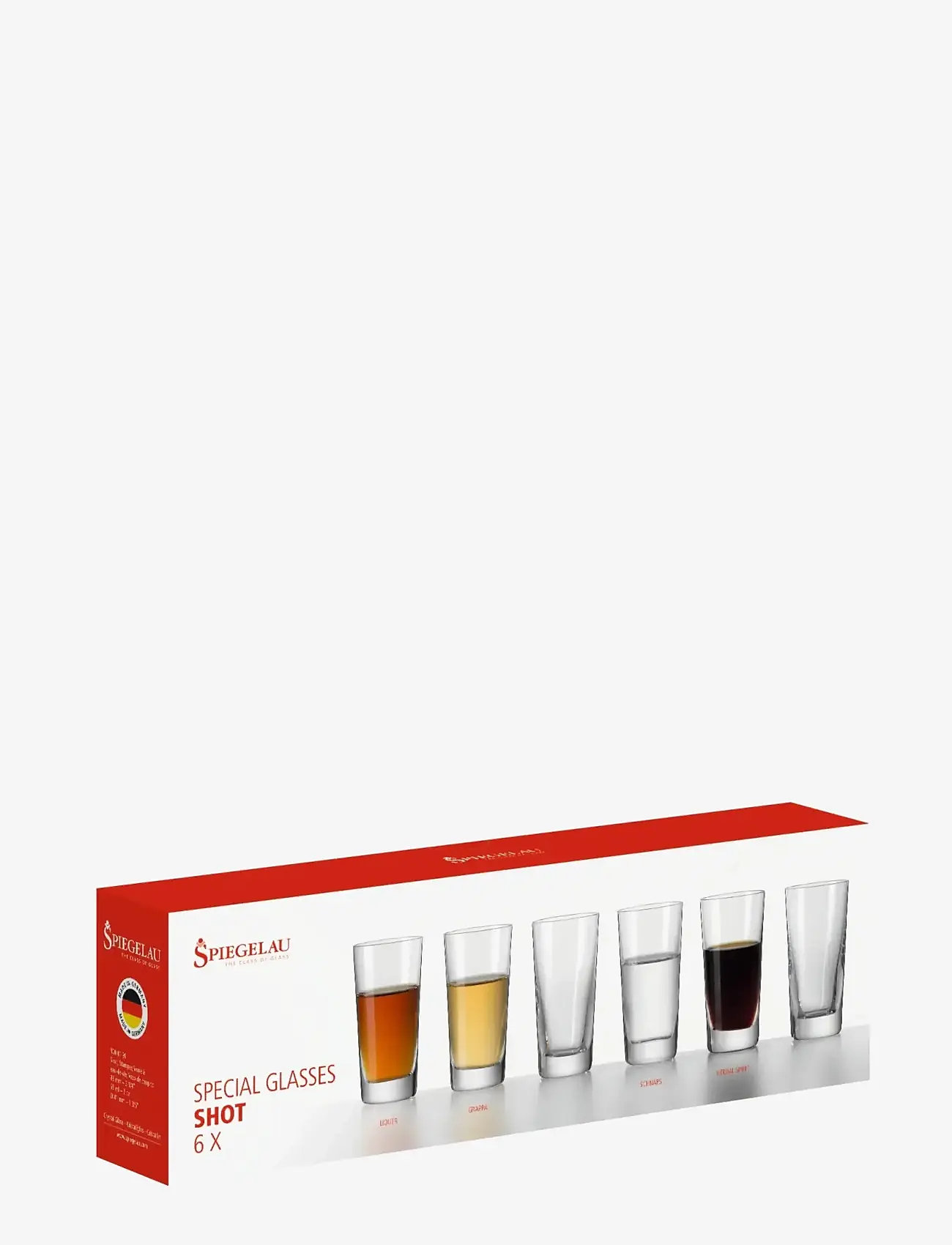 Spiegelau - Special Glasses Shotglas 5,5 cl 6-pack - stikliukai - clear glass - 3