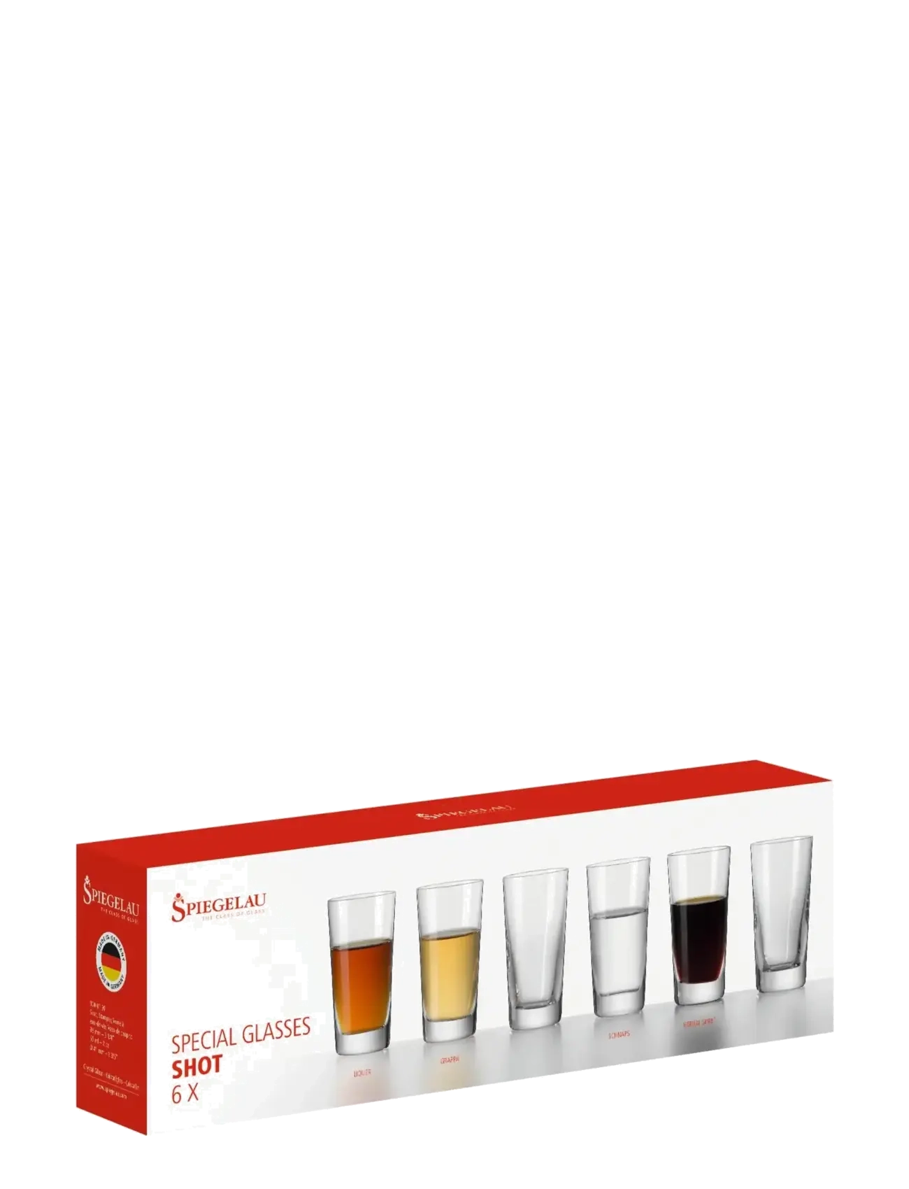 Spiegelau - Special Glasses Shotglas 5,5 cl 6-pack - shot glaasjes - clear glass - 3