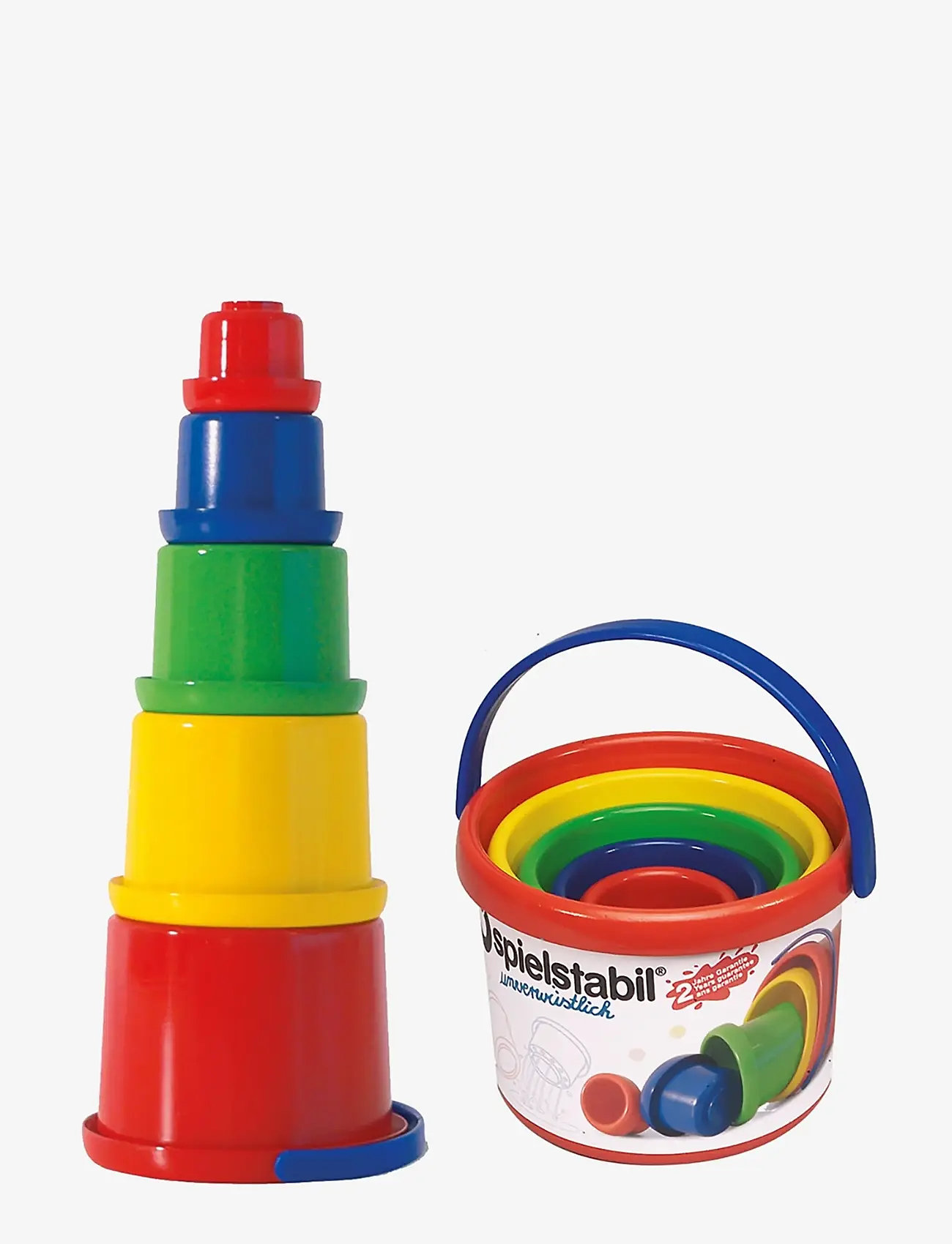 Spielstabil - Stacking cups 5 pcs. - liivakasti mänguasjad - multi - 0