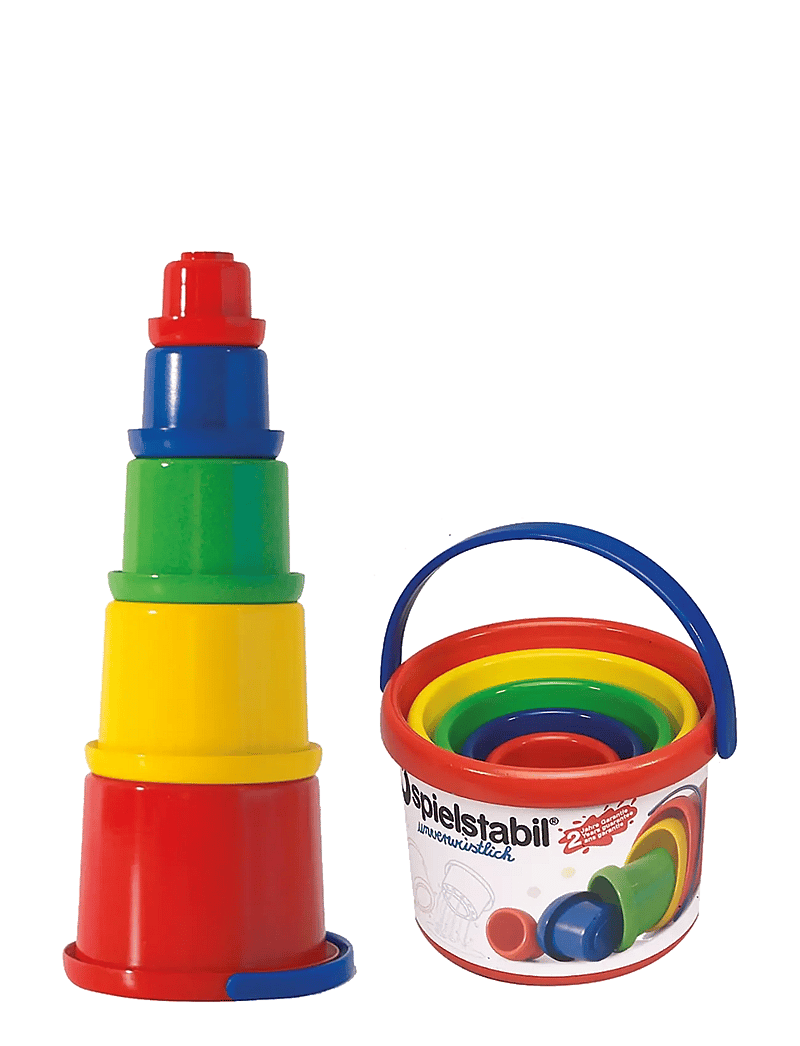 Spielstabil - Stacking cups 5 pcs. - liivakasti mänguasjad - multi - 0