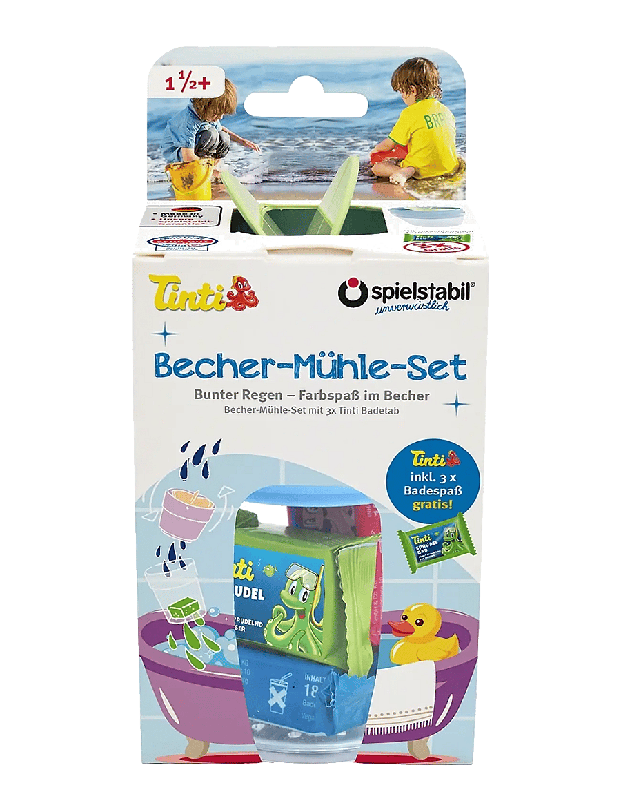 Spielstabil - Sand Cup and Mill Wheel Set - Pastel - liivakasti mänguasjad - multi - 0