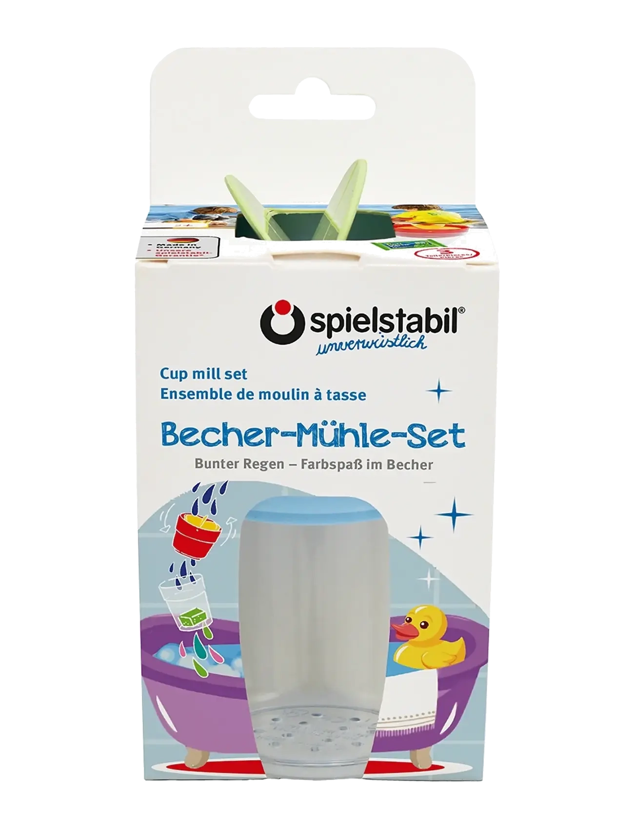 Spielstabil - Sand Cup and Mill Wheel Set - Pastel - sandleksaker - multi - 1