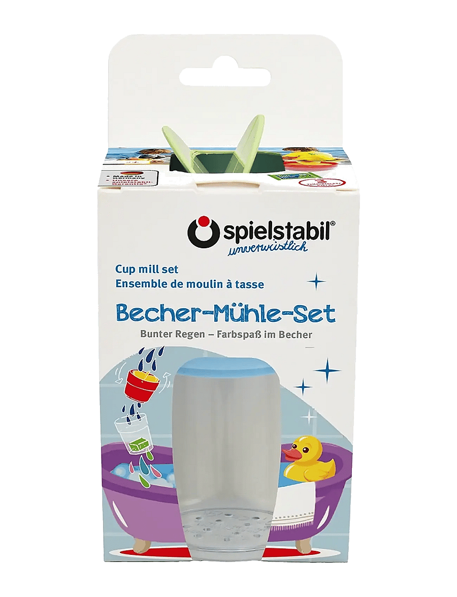 Spielstabil - Sand Cup and Mill Wheel Set - Pastel - liivakasti mänguasjad - multi - 1
