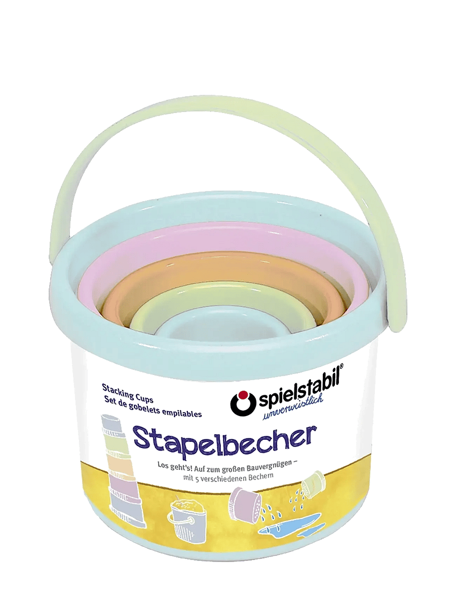 Spielstabil - Stacking Cups 5 pcs - Pastel - stapelklötze - multi - 0
