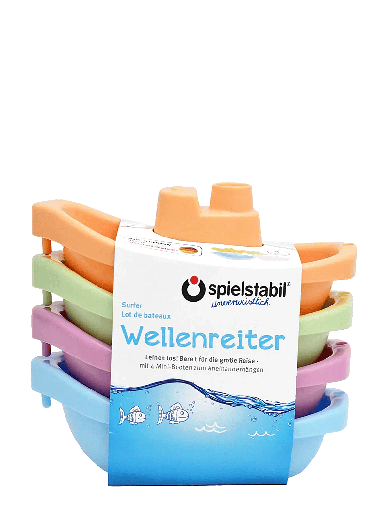 Spielstabil - Boats 4 pcs - Surfer Pastel - boote - multi - 0