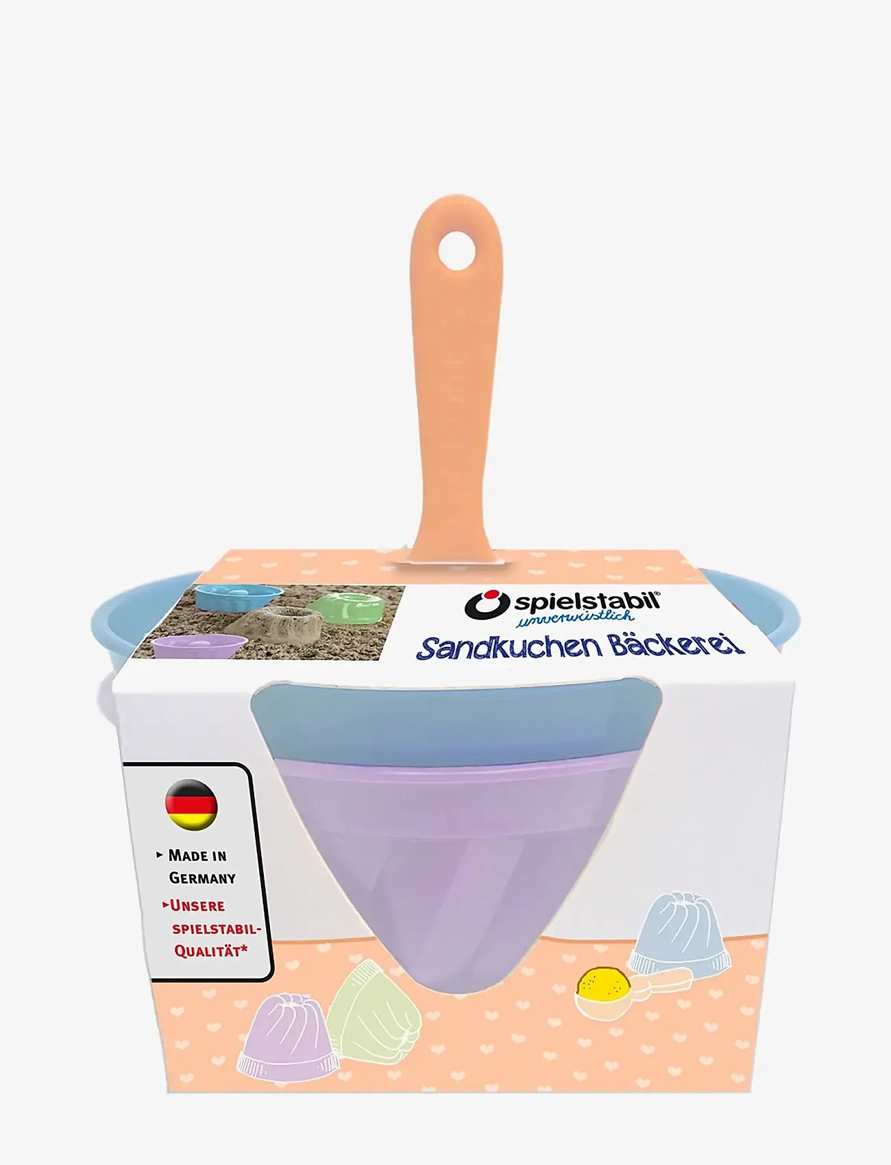 Spielstabil - Sand Set 3 pcs - Cake Bakery - Pastel - sandlegetøj - multi - 0