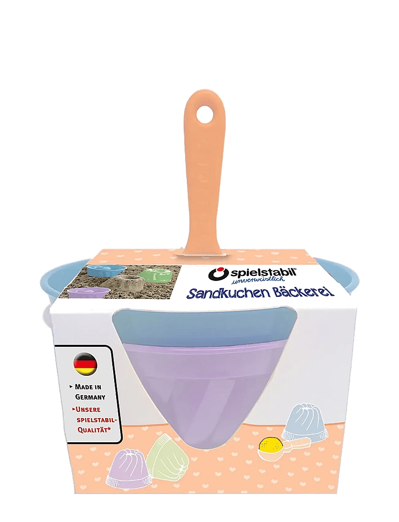 Spielstabil - Sand Set 3 pcs - Cake Bakery - Pastel - liivakasti mänguasjad - multi - 0