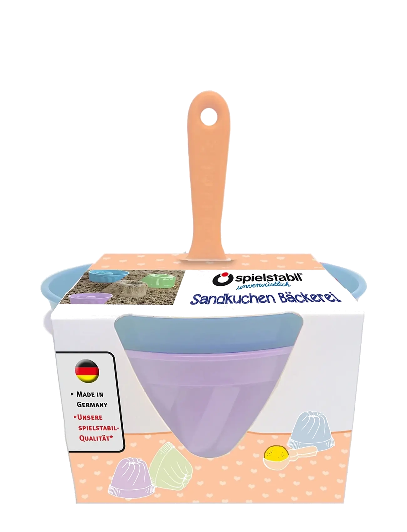 Spielstabil Sand Set 3 pcs - Cake Bakery - Pastel - Spielstabil - MULTI / purple