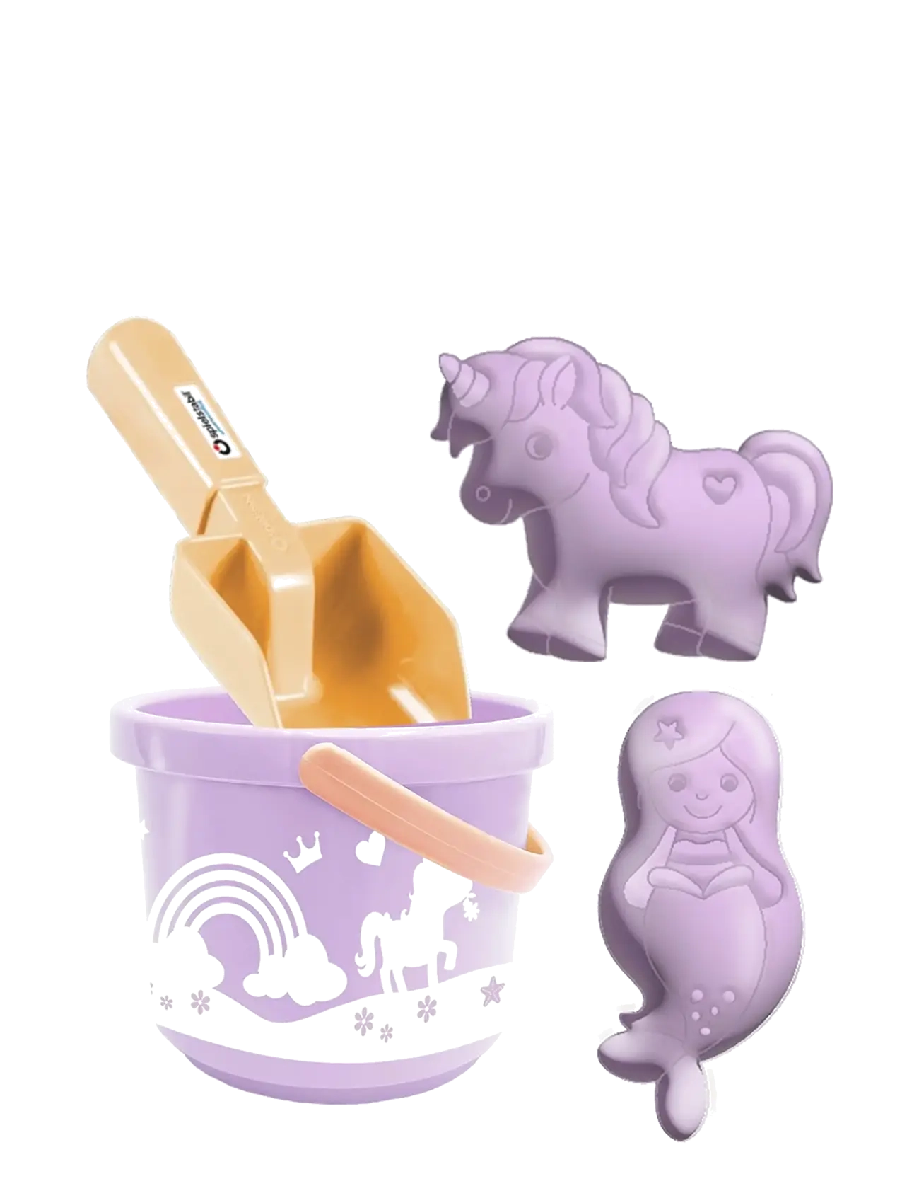 Spielstabil Sand Set 4 Pcs - Unicorn Or Mermaid, One Size, Purple, Outdoor Legetøj > Sand Legetøj, Børn
