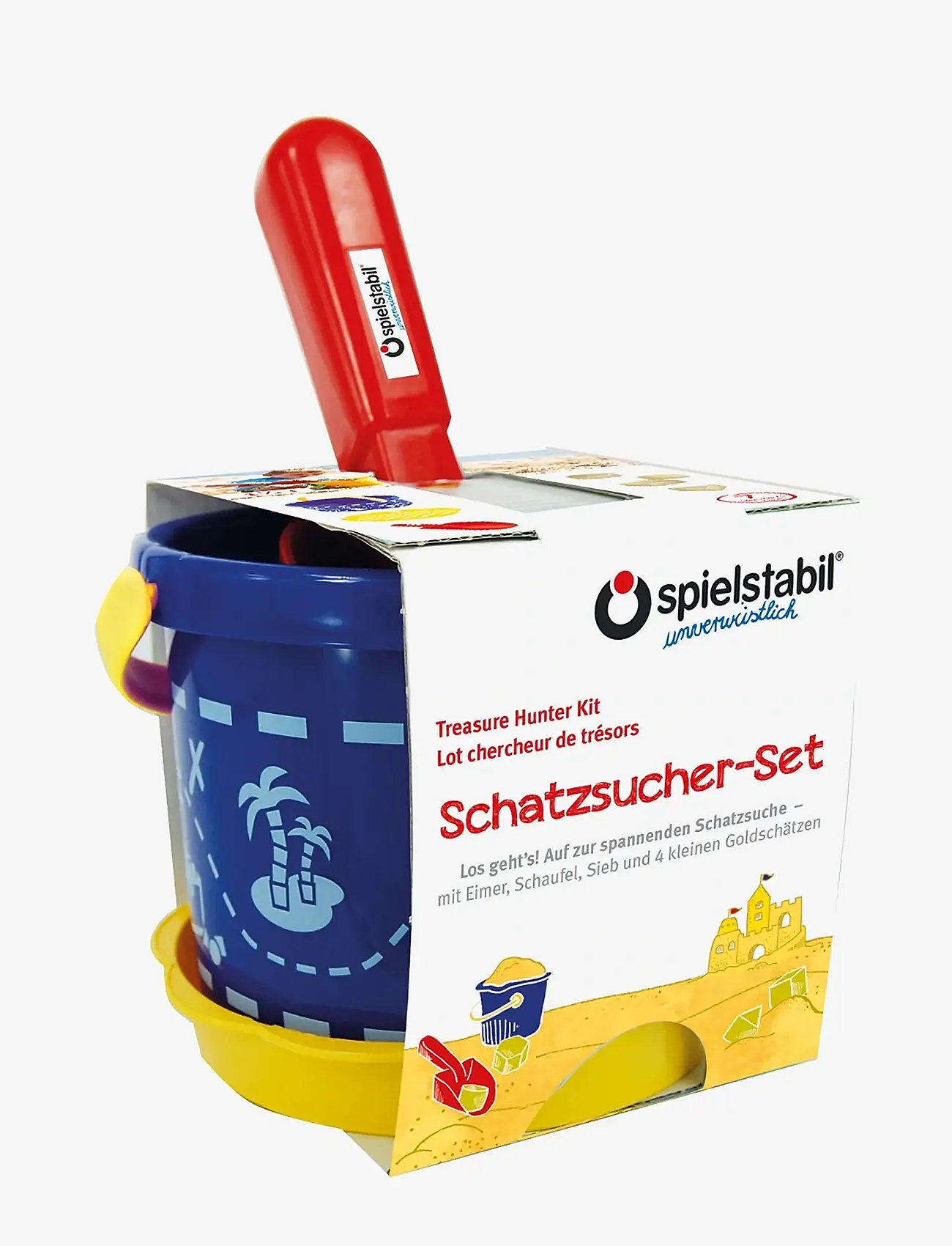 Spielstabil - Sand Set 7 pcs - Treasure Hunter - liivakasti mänguasjad - marine - 0