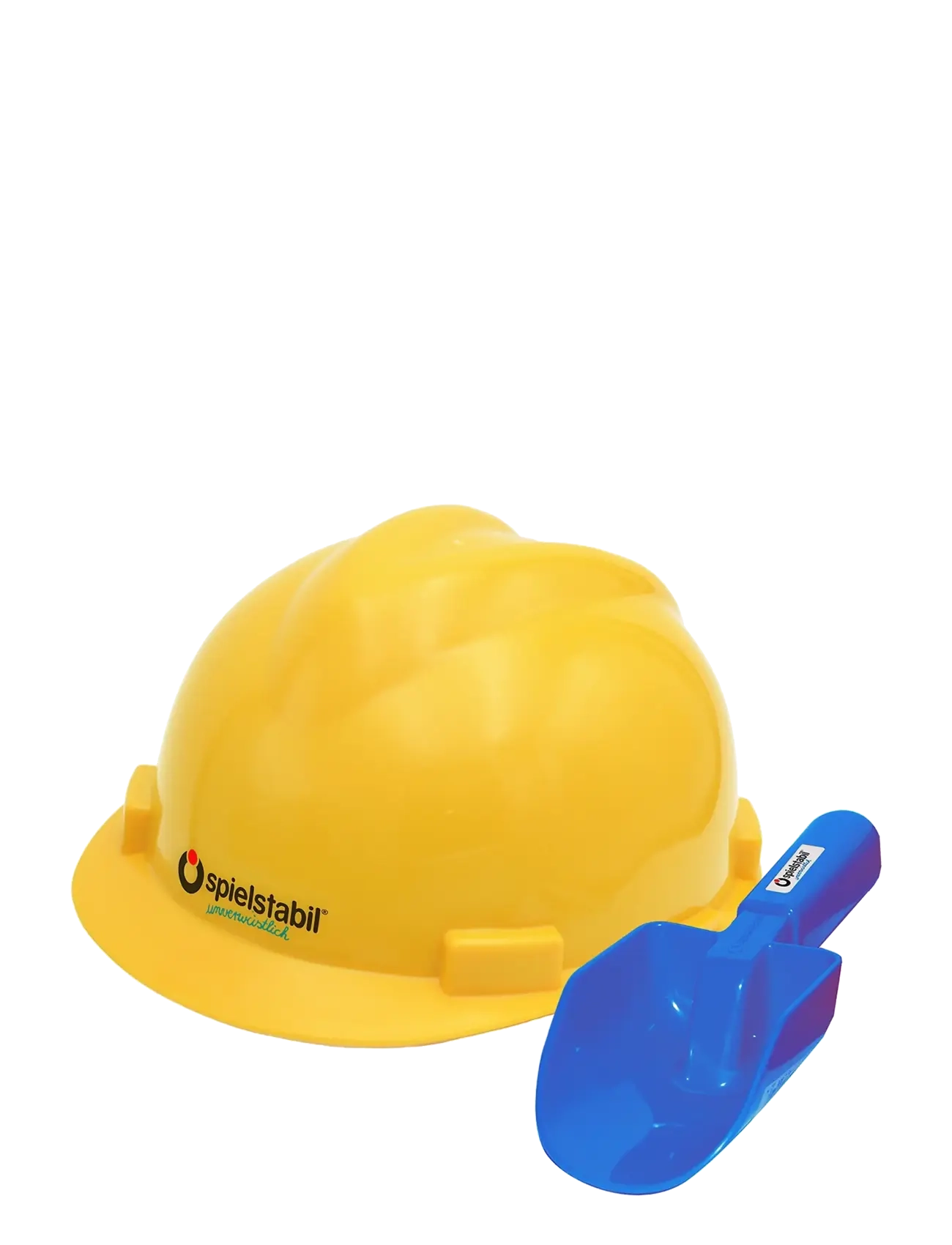 Spielstabil Helmet And Trowel Set Builder, Garden Tools, Gul, Str: ONE SIZE