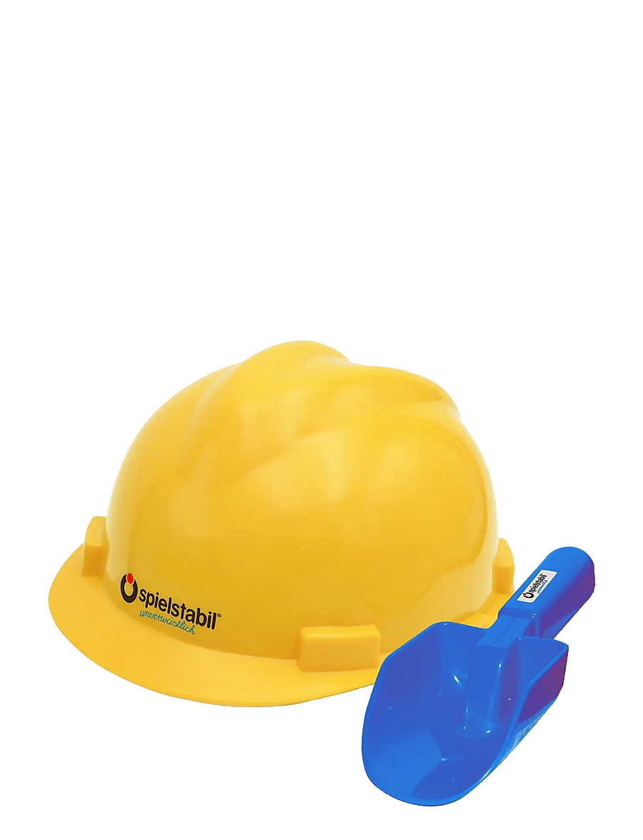 Spielstabil - Helmet and Trowel Set - Builder - gartengeräte - yellow - 0
