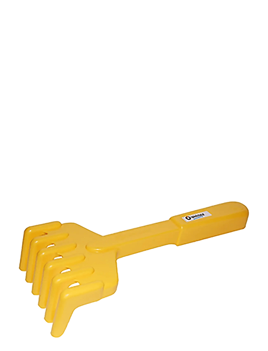 Spielstabil - Hand Rake 23 cm - Yellow - liivakasti mänguasjad - yellow - 0