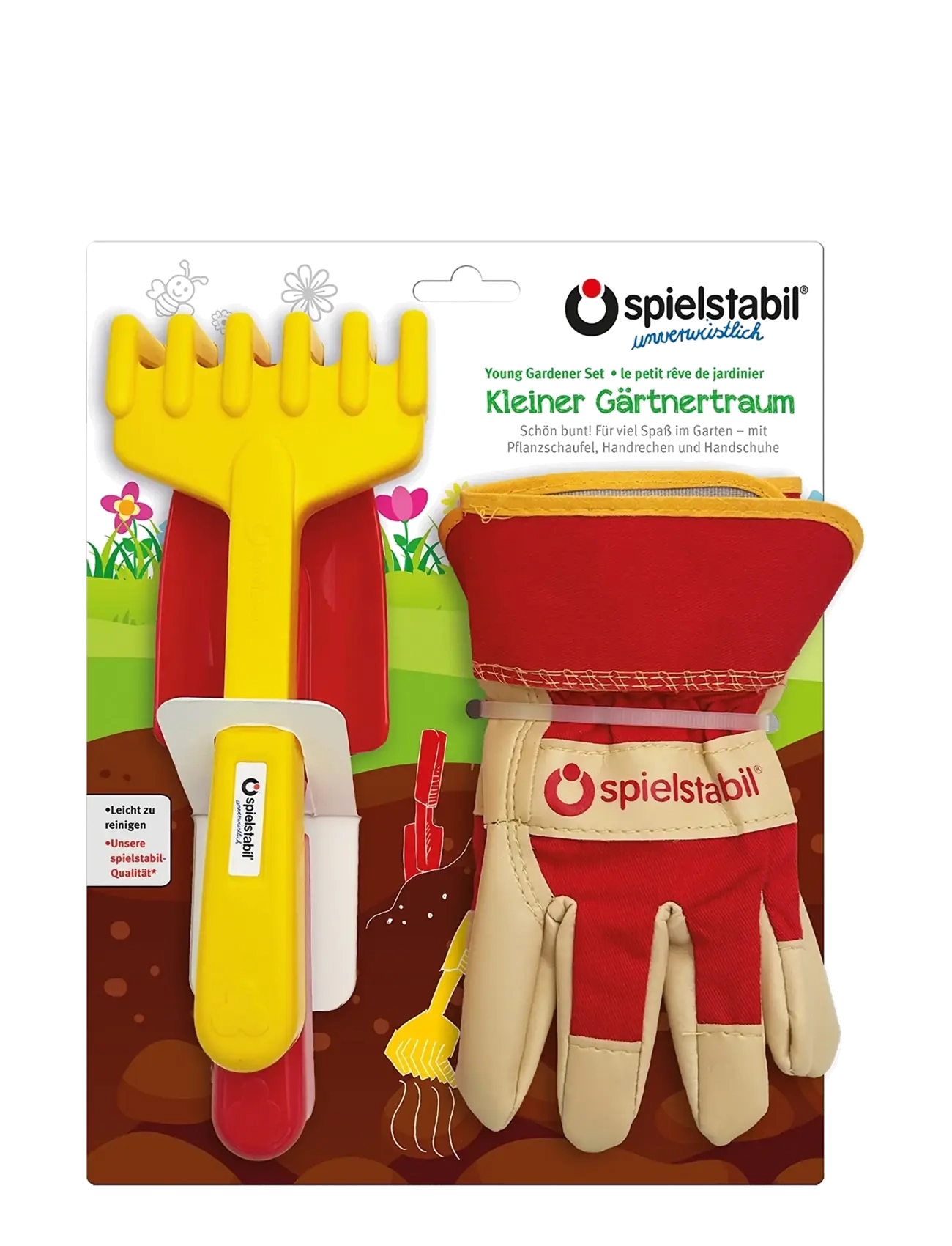Spielstabil Sand Set Gardener Builder, Garden Tools, Gul, Str: ONE SIZE