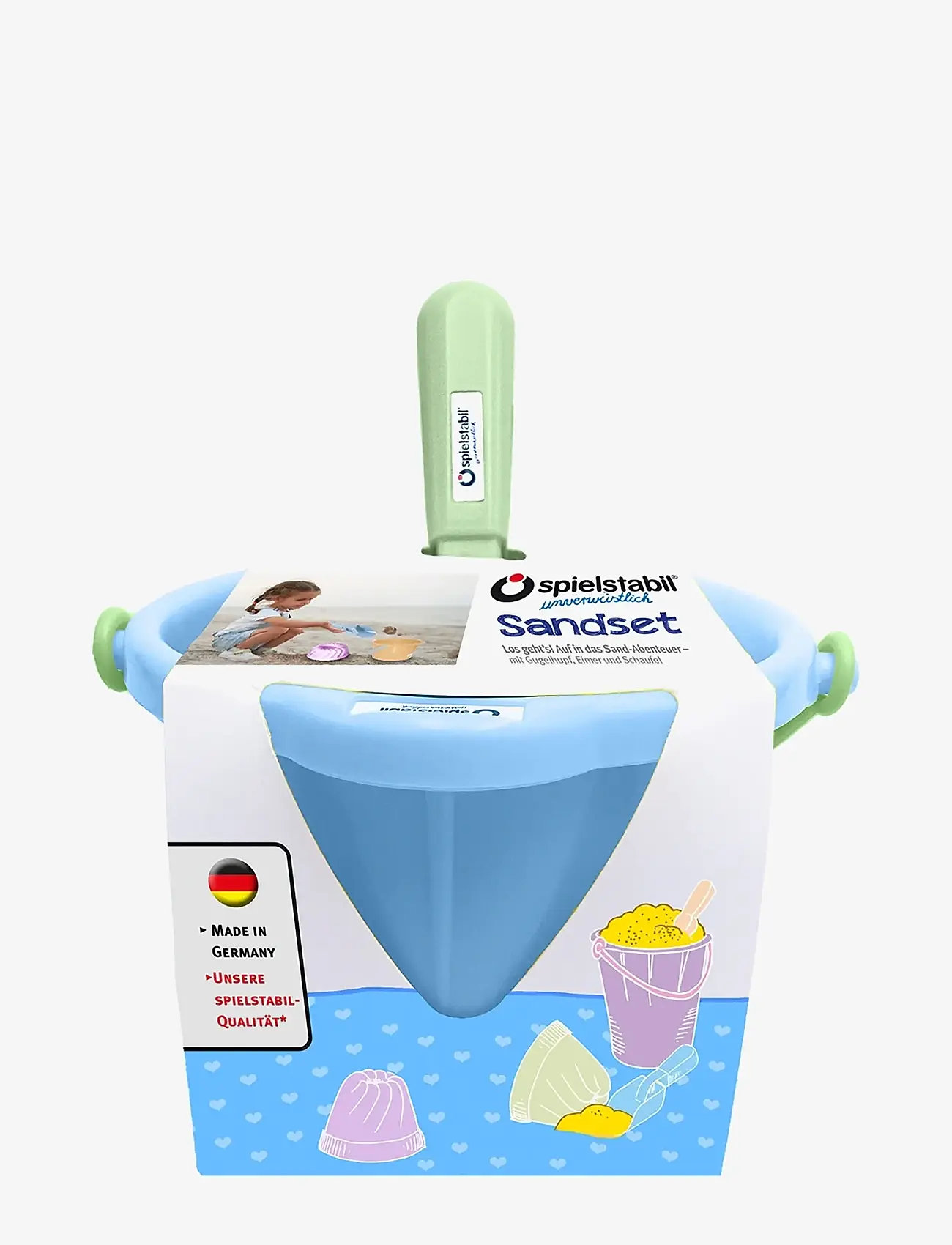 Spielstabil - Sand Set 3 pcs - Cake - Pastel - liivakasti mänguasjad - blue - 0