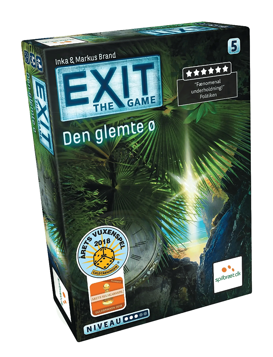 Spilbræt - EXIT 5: Den Glemte Ø (DA) - multi - 0