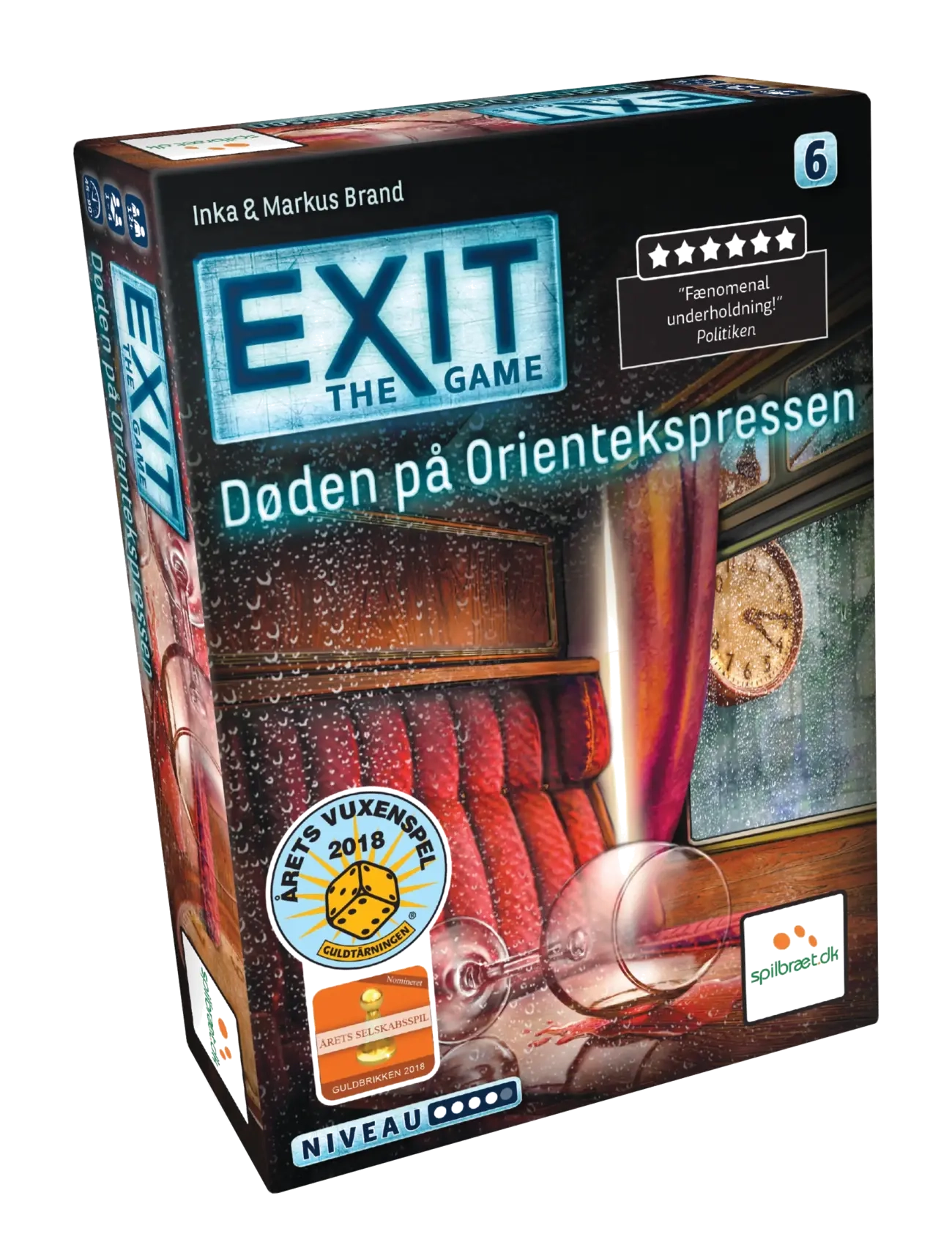 Spilbræt EXIT 6: Døden På Orientekspressen (DA) - Brettspiele - MULTI / multi