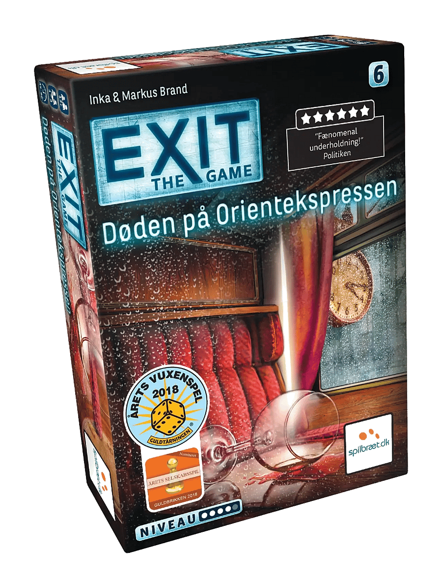Spilbræt - EXIT 6: Døden På Orientekspressen (DA) - multi - 0