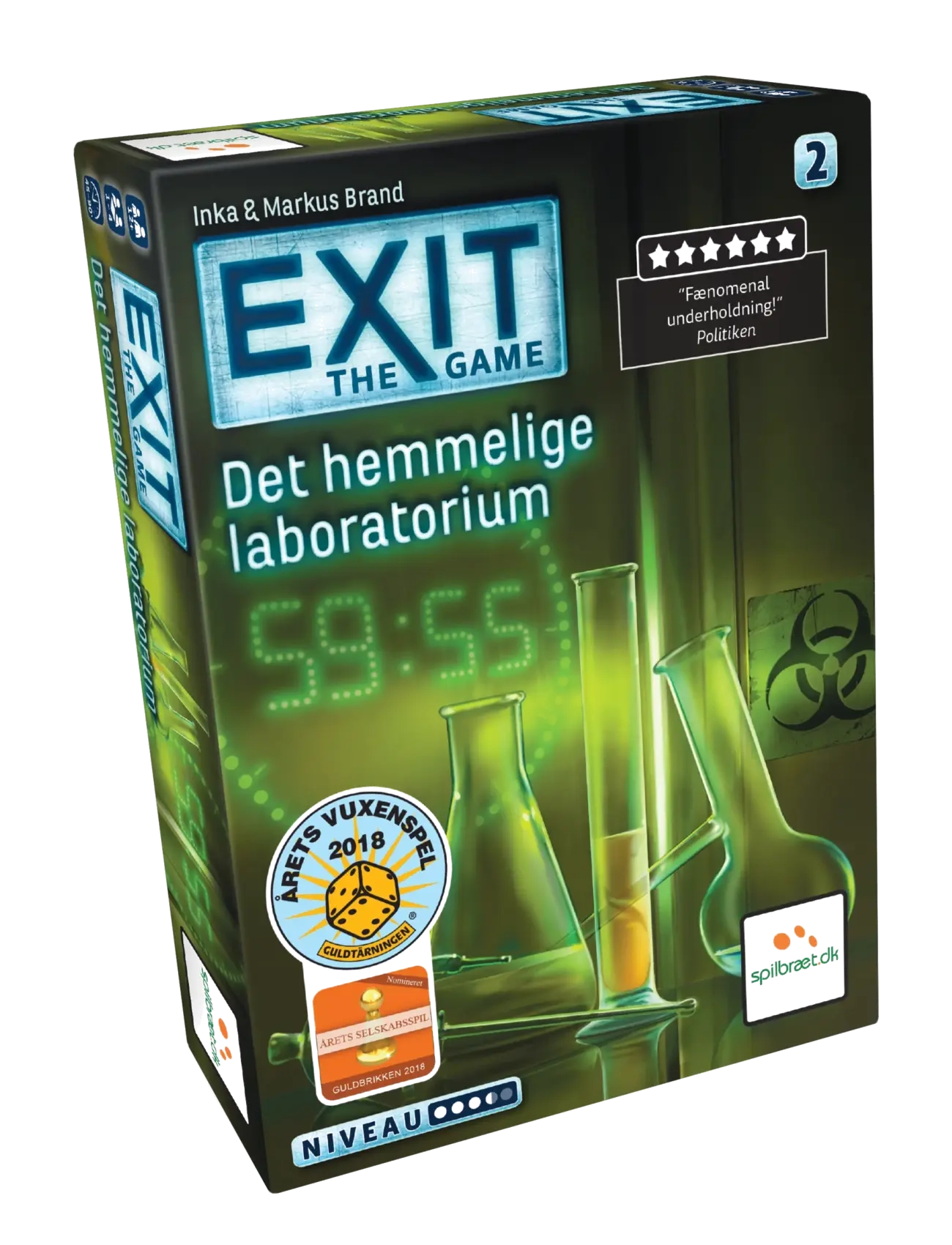 Spilbræt EXIT 2: Det Hemmelige Laboratorium (DA) - Brettspiele - MULTI / multi