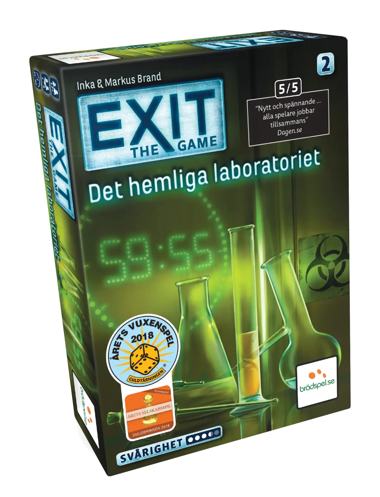 Spilbræt EXIT 2: Det Hemliga Laboratoriet (SE) - Brettspiele - MULTI / multi