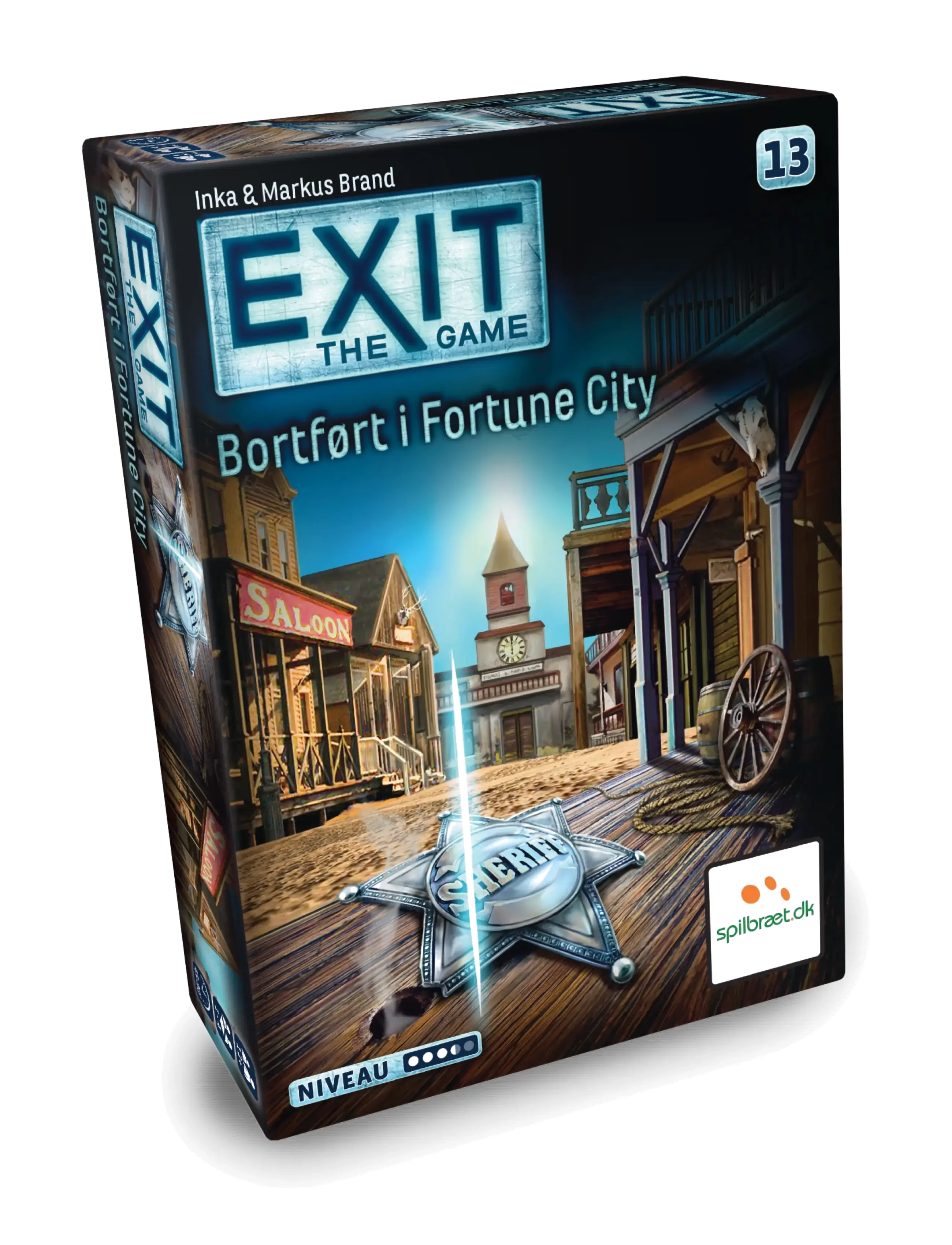 Spilbræt Exit 13: Bortført i Fortune City (DA) - Brettspiele - MULTI / multi