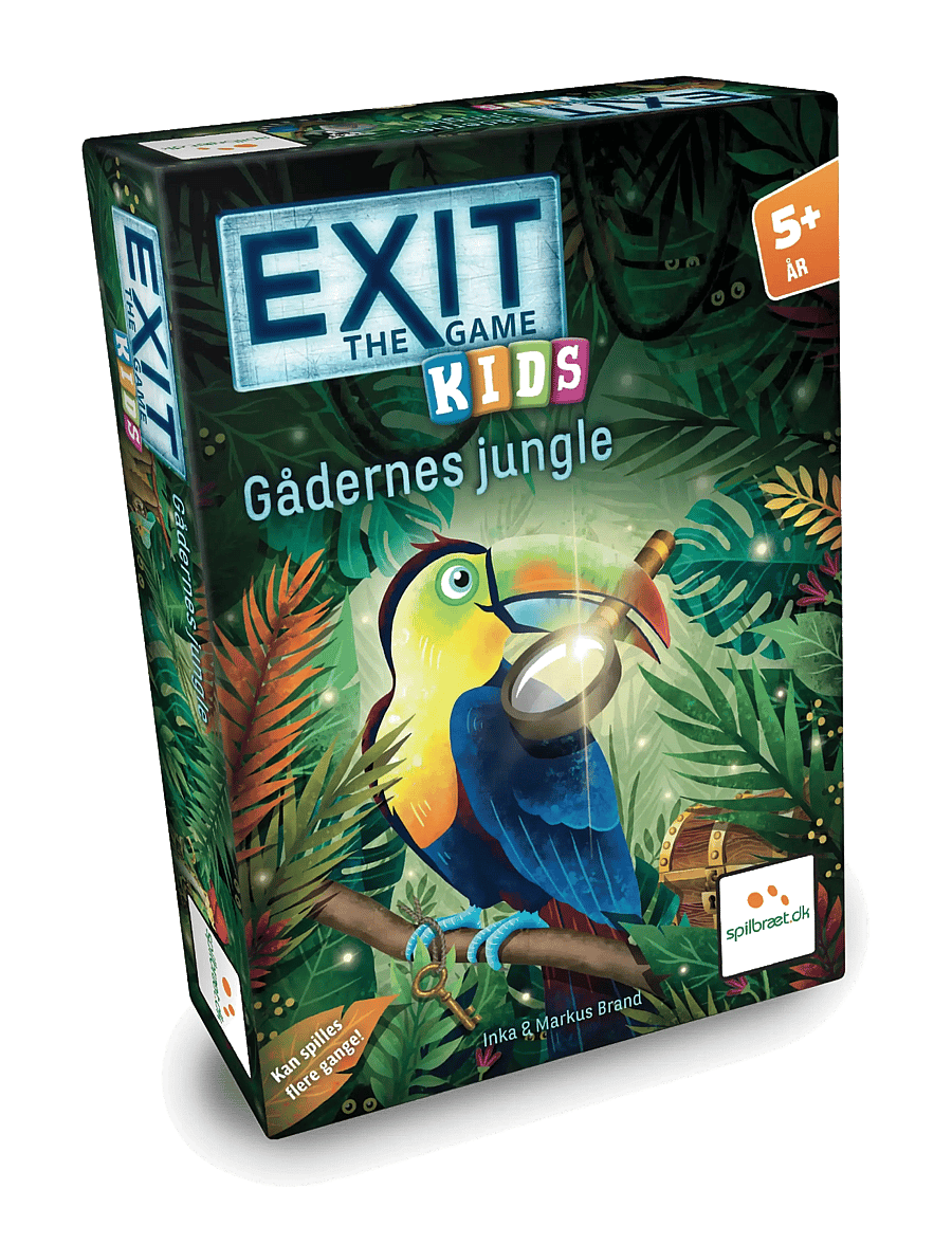Spilbræt - EXIT for Børn - Gådernes Jungle (DA) - multi - 0