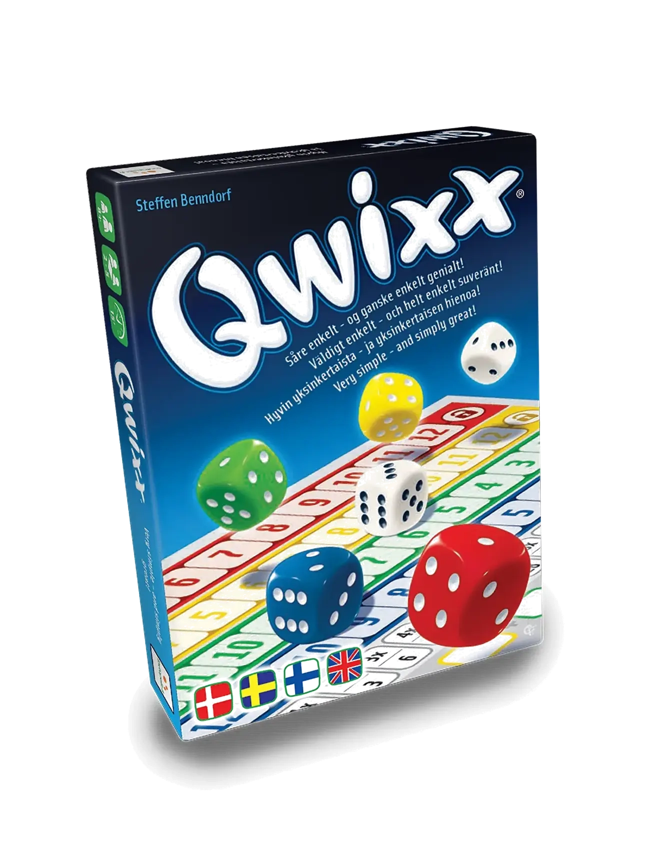 Spilbræt Qwixx (DA-SV-FI-EN) - Spilbræt - MULTI / multi