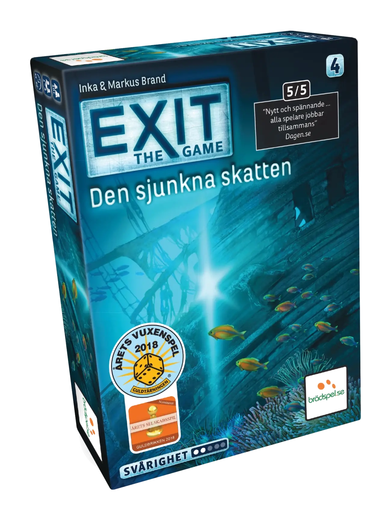 Spilbræt EXIT 4: Den Sjunkna Skatten (SE) - Brettspiele - MULTI / multi