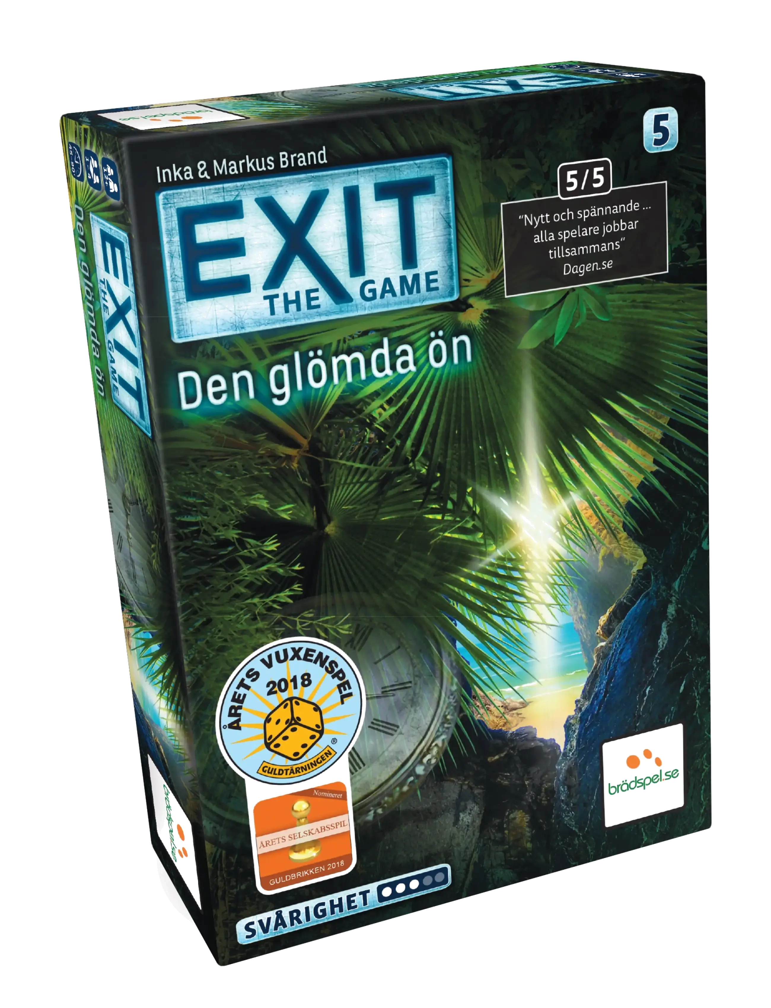 Spilbræt EXIT 5: Den Glömda Ön (SE) - Brettspiele - MULTI / multi