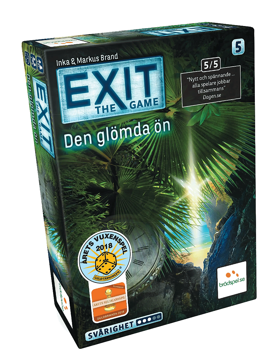 Spilbræt - EXIT 5: Den Glömda Ön (SE) - multi - 0