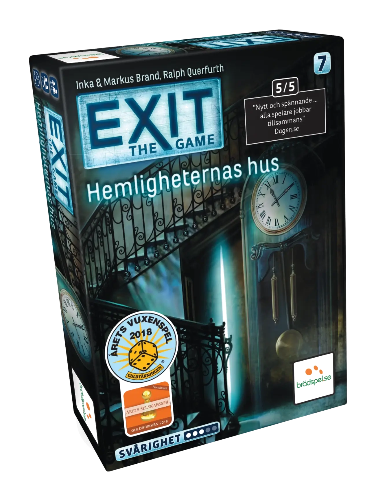 Spilbræt EXIT 7: Hemligheternas Hus (SE) - Brettspiele - MULTI / multi