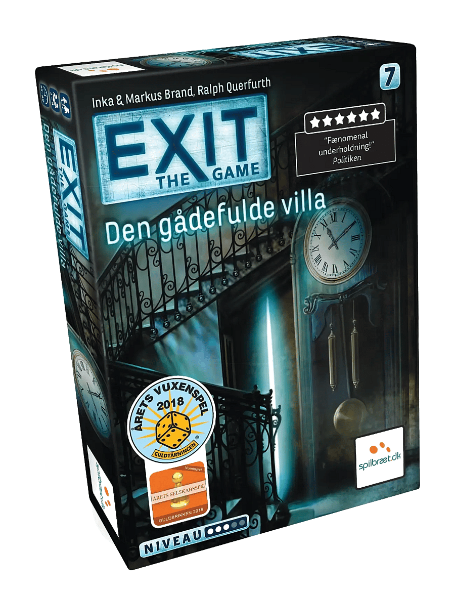 Spilbræt - EXIT 7: Den Gådefulde Villa (DA) - multi - 1