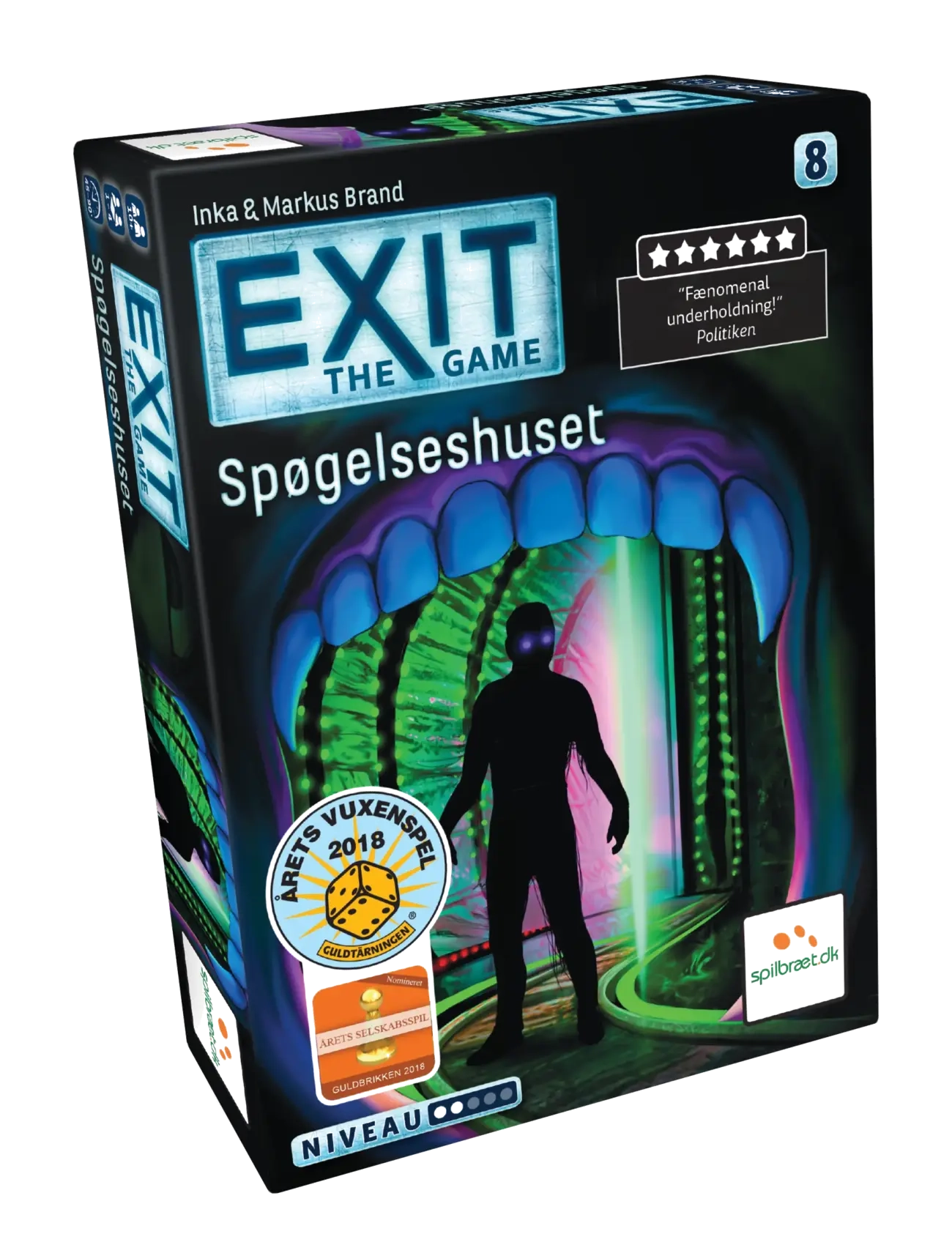 Spilbræt EXIT 8: Spøgelseshuset (DA) - Brettspiele - MULTI / multi