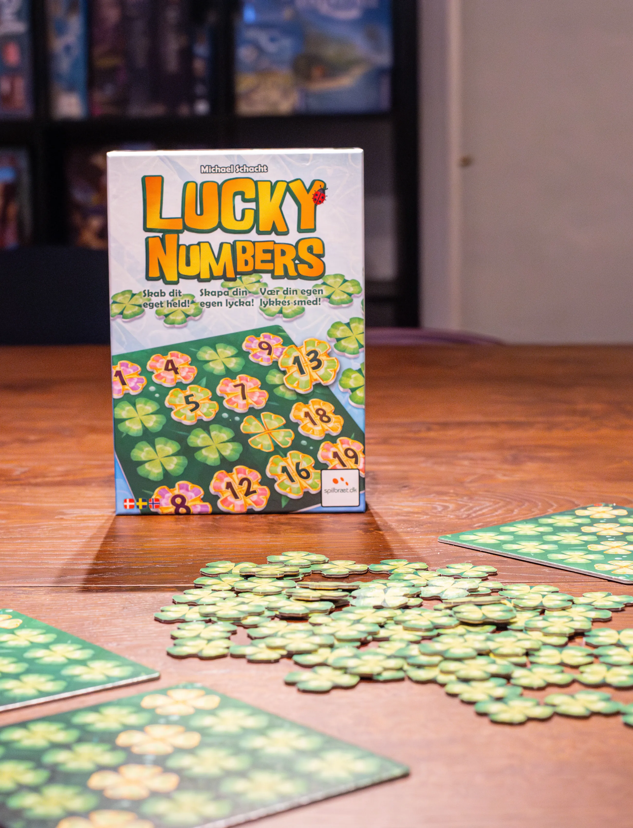 Spilbræt Lucky Numbers (Nordic), Kinder,,,Mehrfarbig/gemustert Gr.DANISH