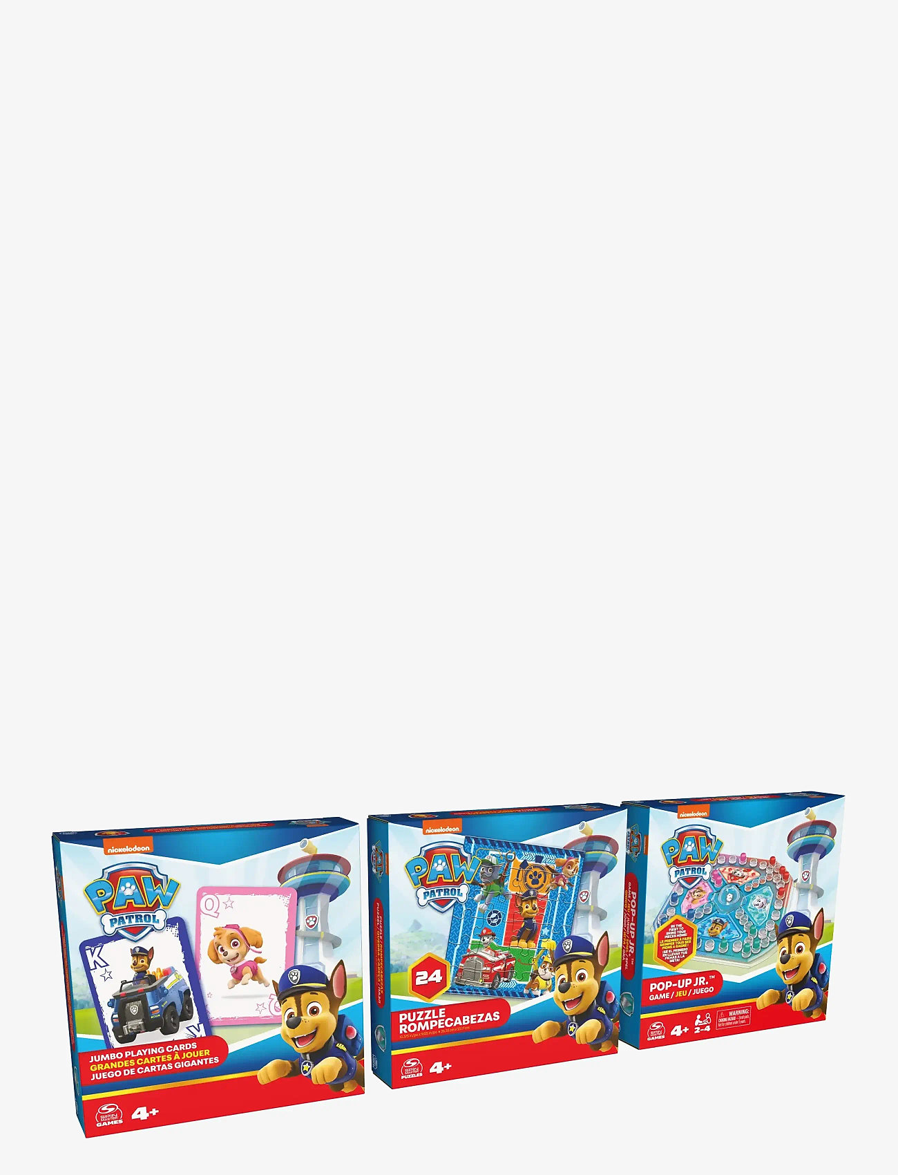 Spinmaster Games - Paw Patrol 3 Pack Games Bundle - multi - 1