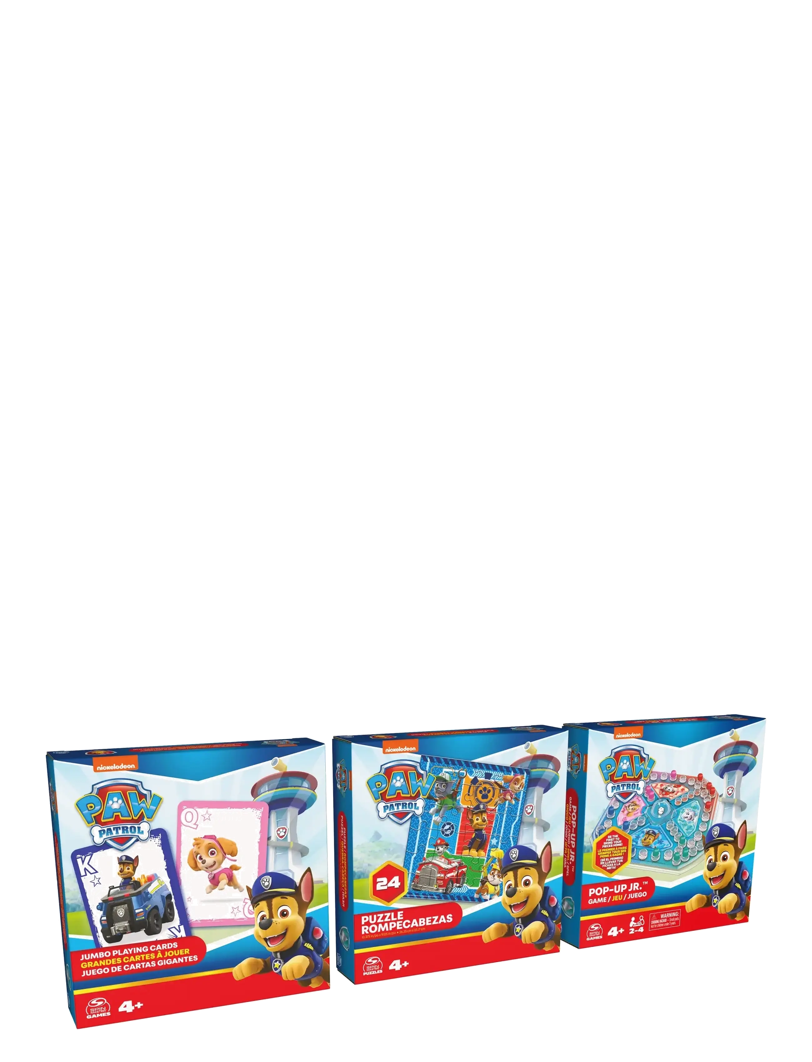 Spinmaster Games - Paw Patrol 3 Pack Games Bundle - multi - 1