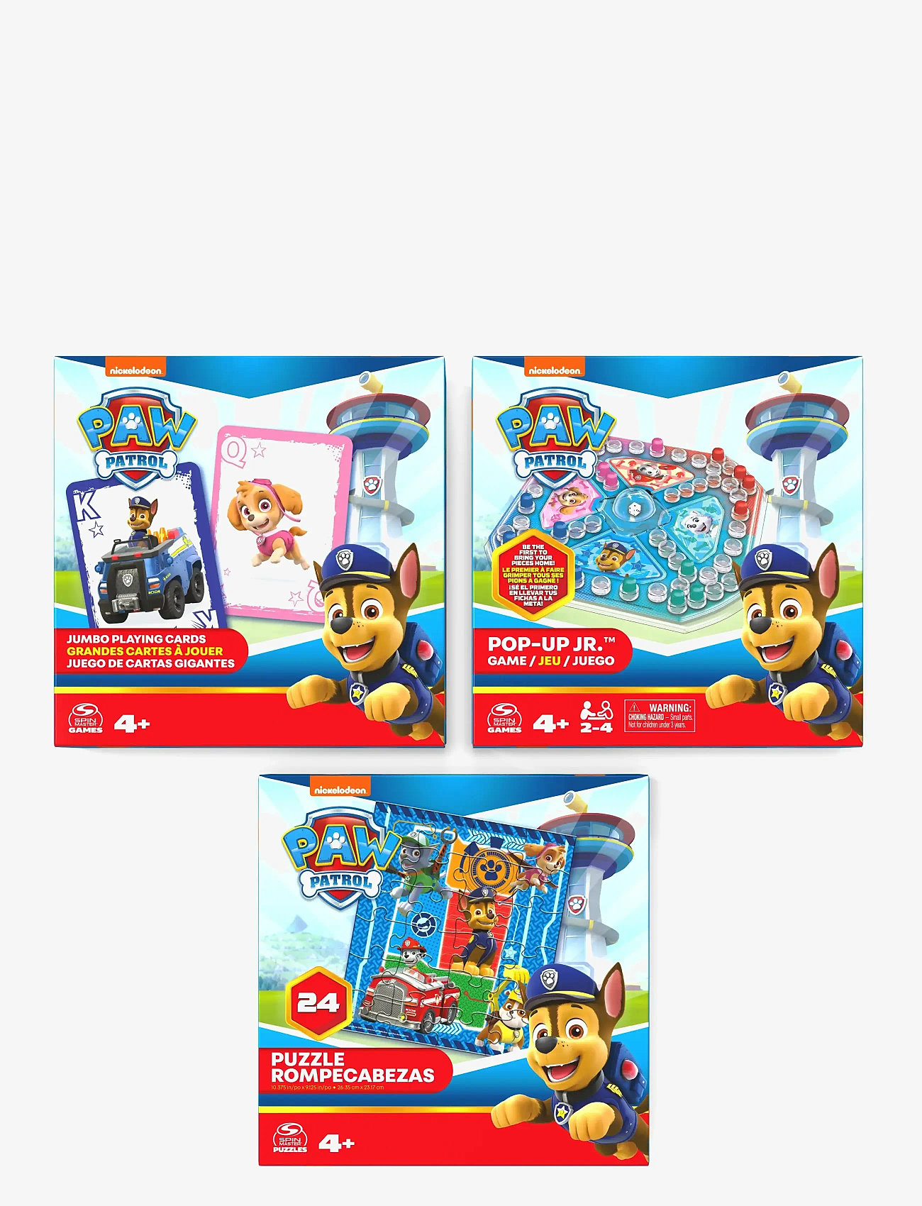 Spinmaster Games - Paw Patrol 3 Pack Games Bundle - multi - 3