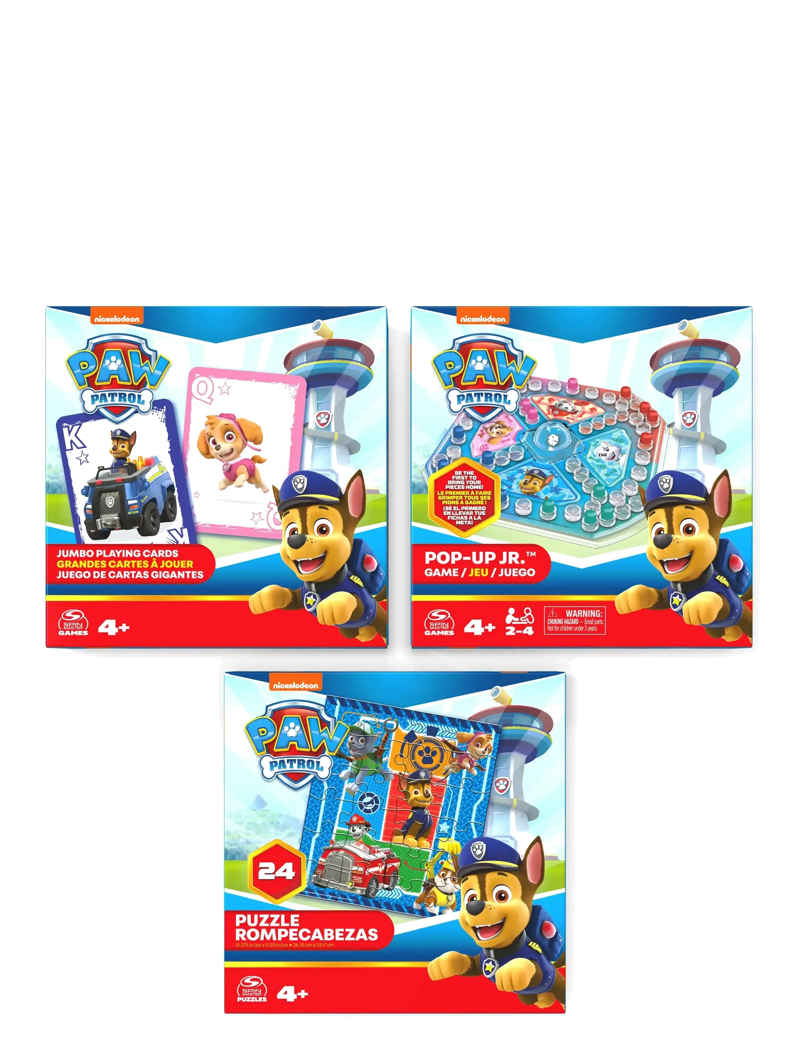 Spinmaster Games - Paw Patrol 3 Pack Games Bundle - multi - 3