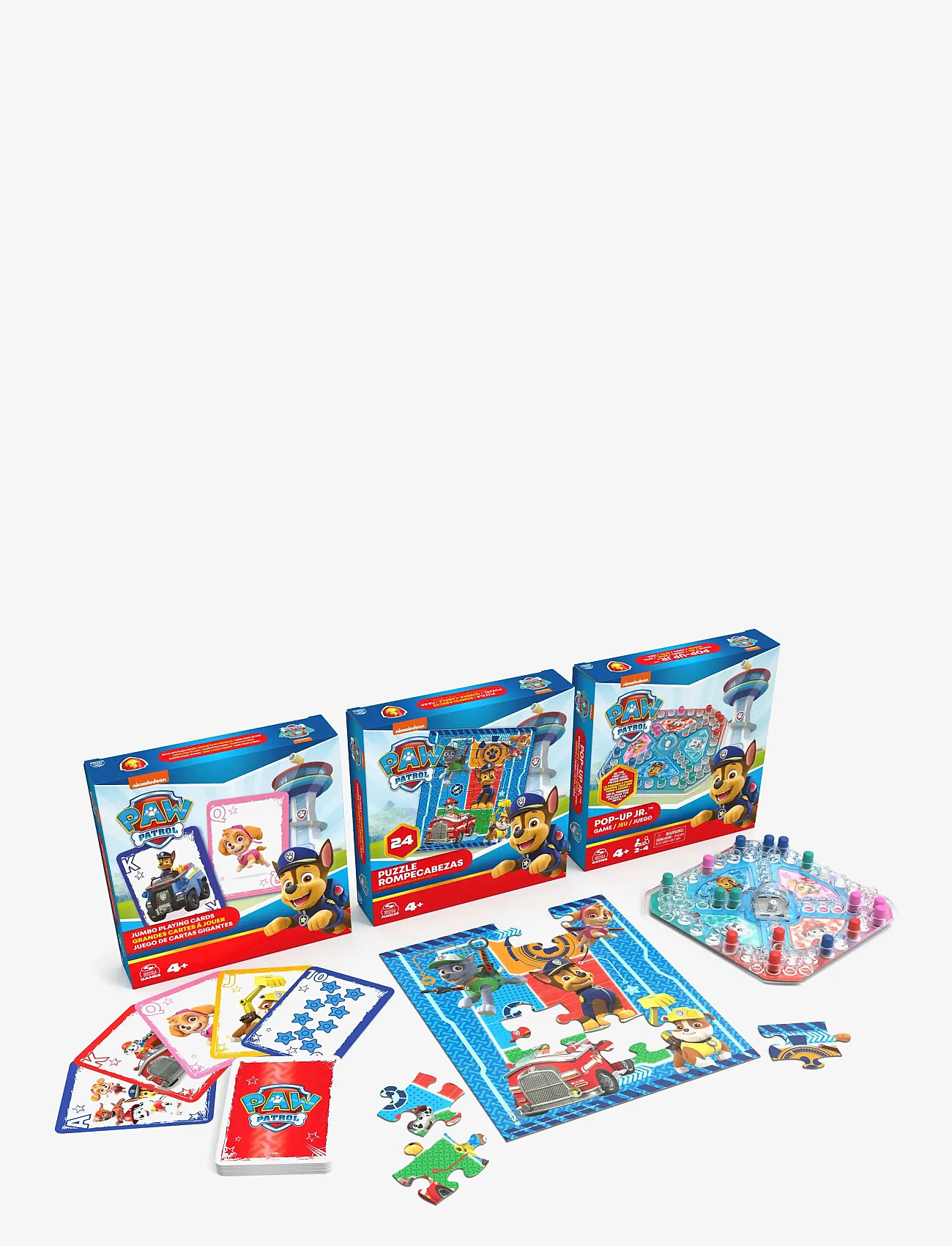 Spinmaster Games - Paw Patrol 3 Pack Games Bundle - multi - 0