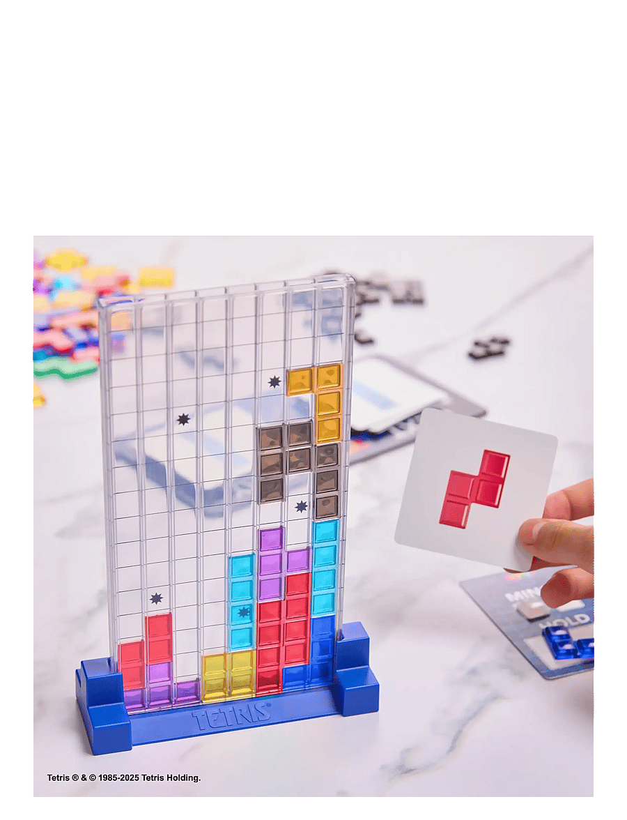 Spinmaster Games - Tetris Family Strategy Game DK/NO/SE/FI - brädspel - muti - 2
